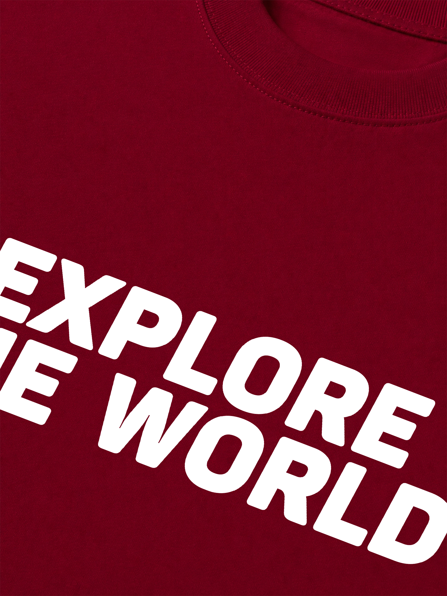 Áo Thun Relaxed Fit World Map
