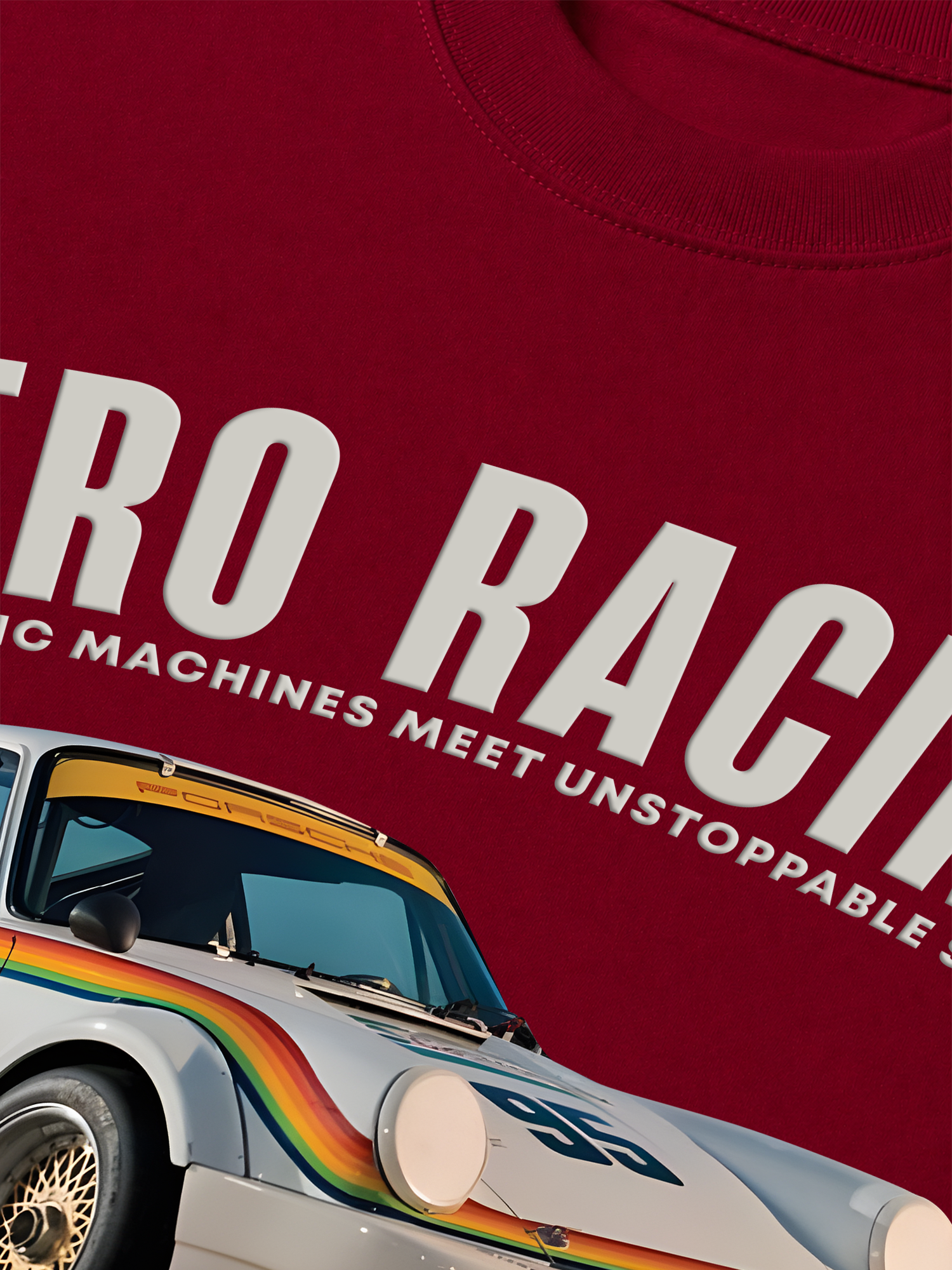 Áo Thun Relaxed Fit Retro Racing