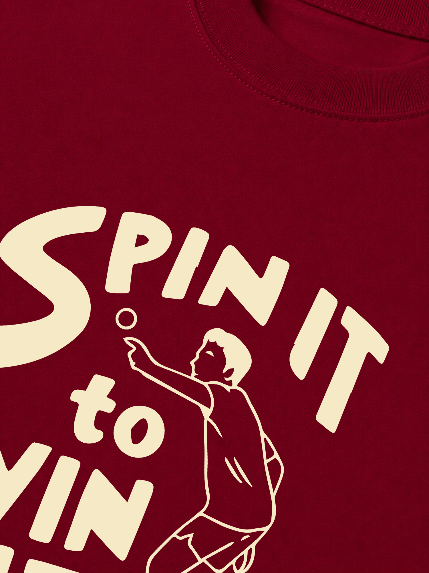 Áo Thun Relaxed Fit Spin To Win