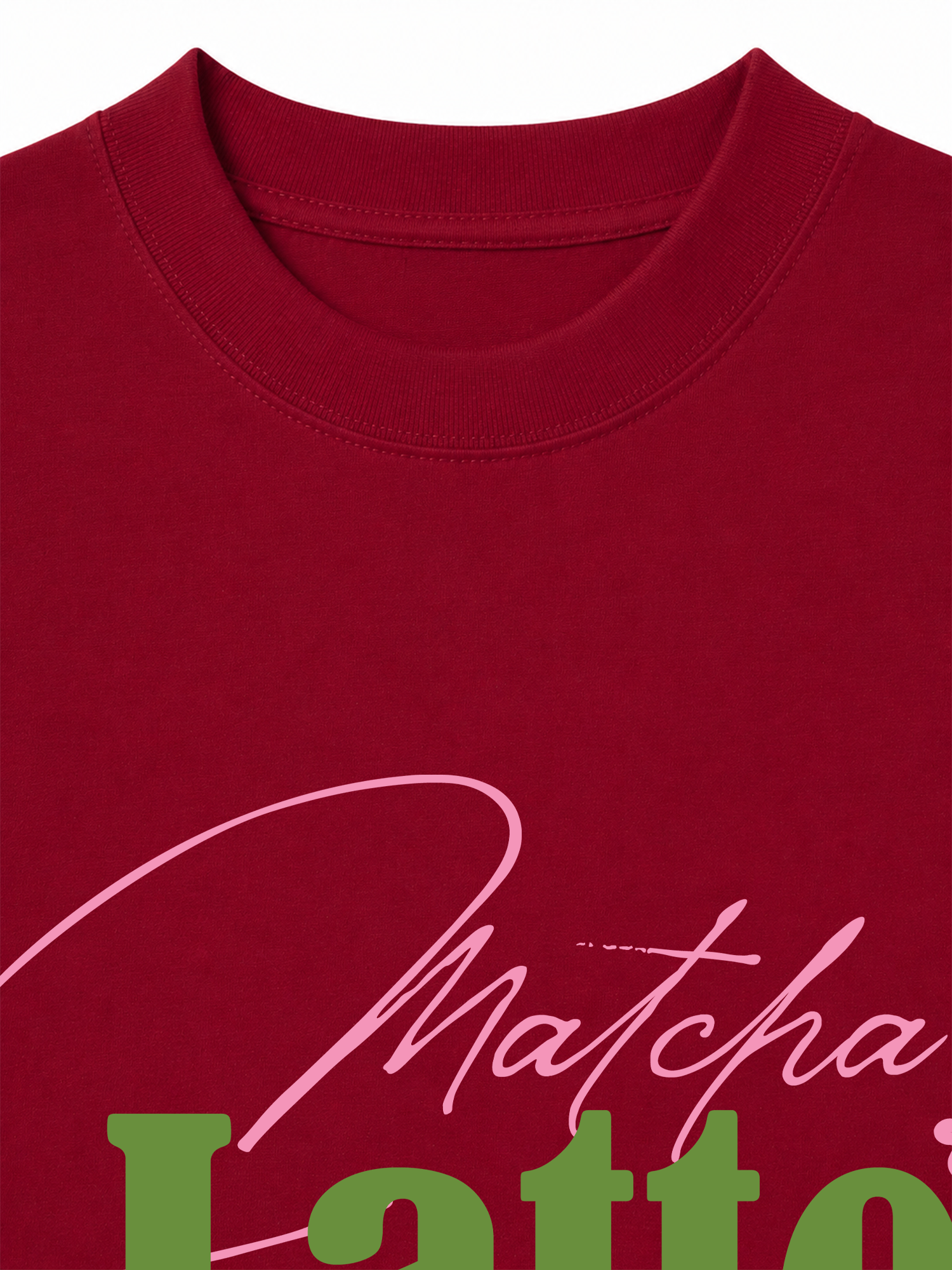 Áo Thun Relaxed Fit Daily Cup Matcha Latte