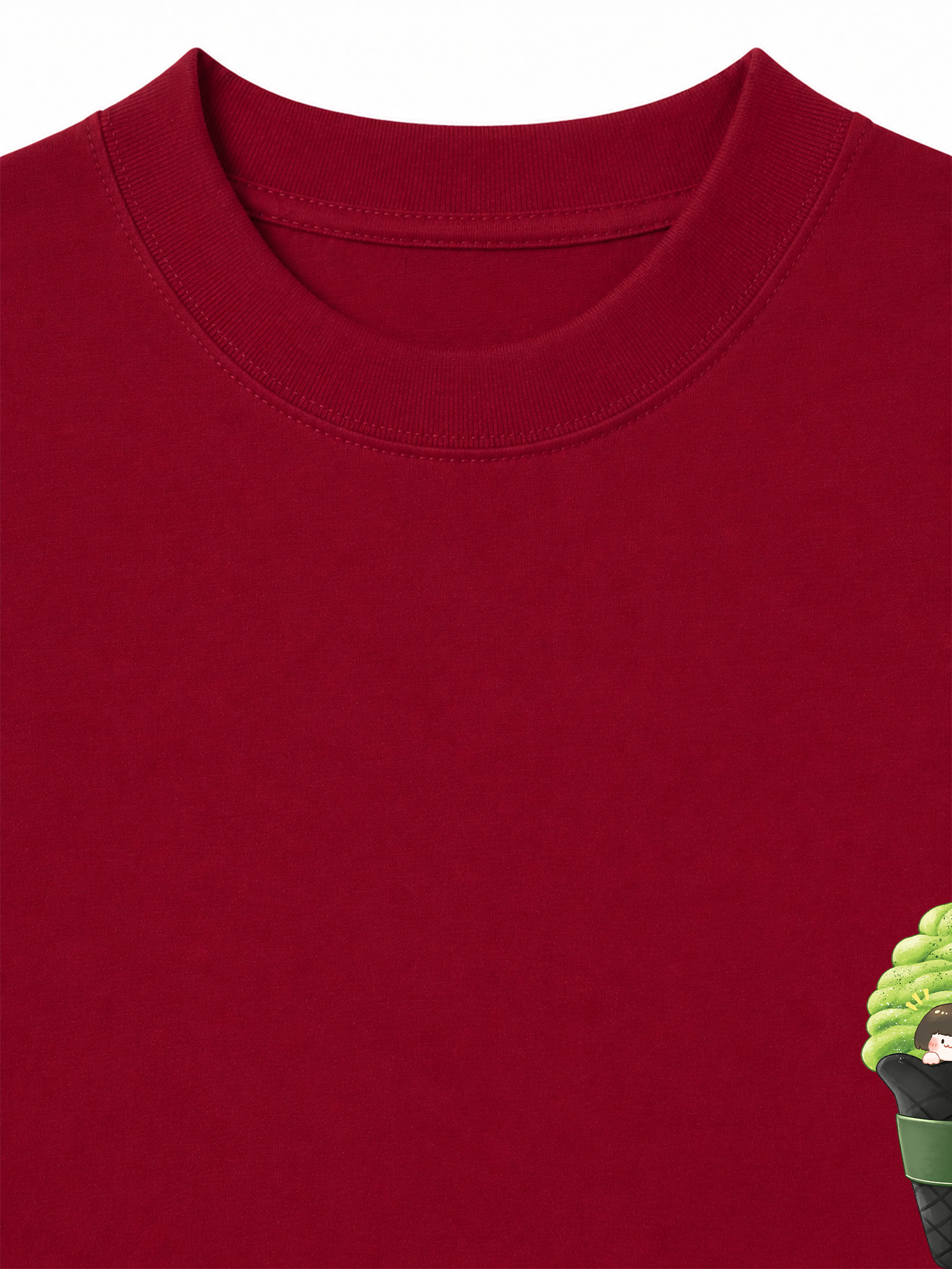 Áo Thun Relaxed Fit Daily Cup Matcha Cream