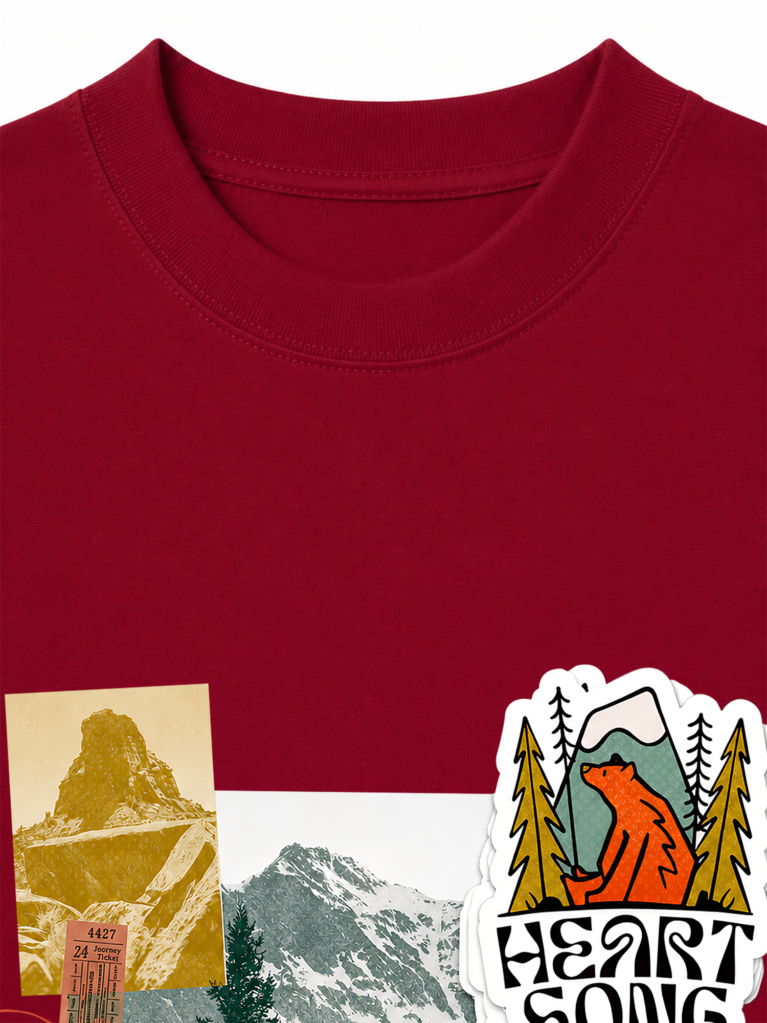 Áo Thun Relaxed Fit Tshirt Adventure Heart Song Adventure