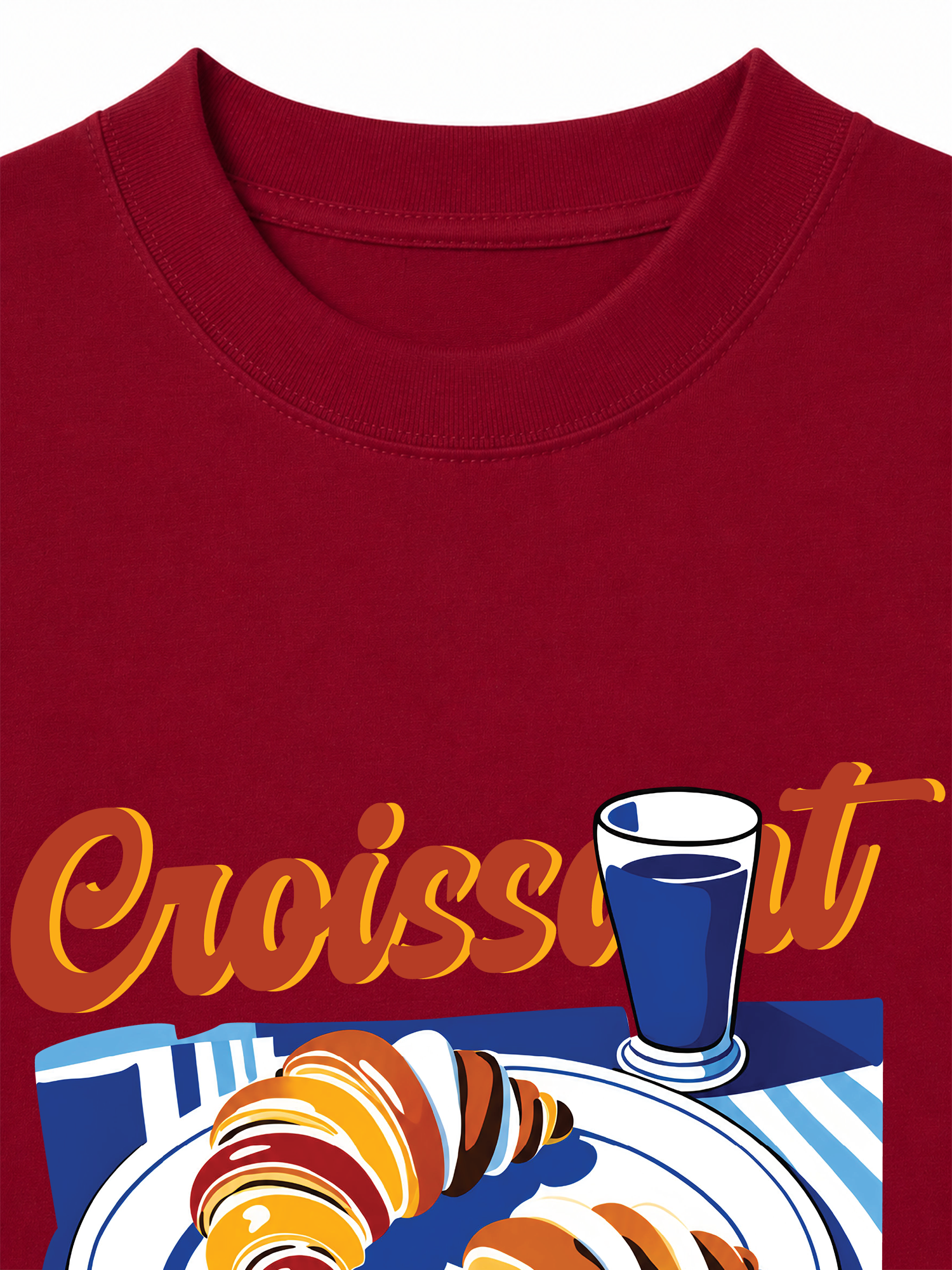 Áo Thun Relaxed Fit Croissant