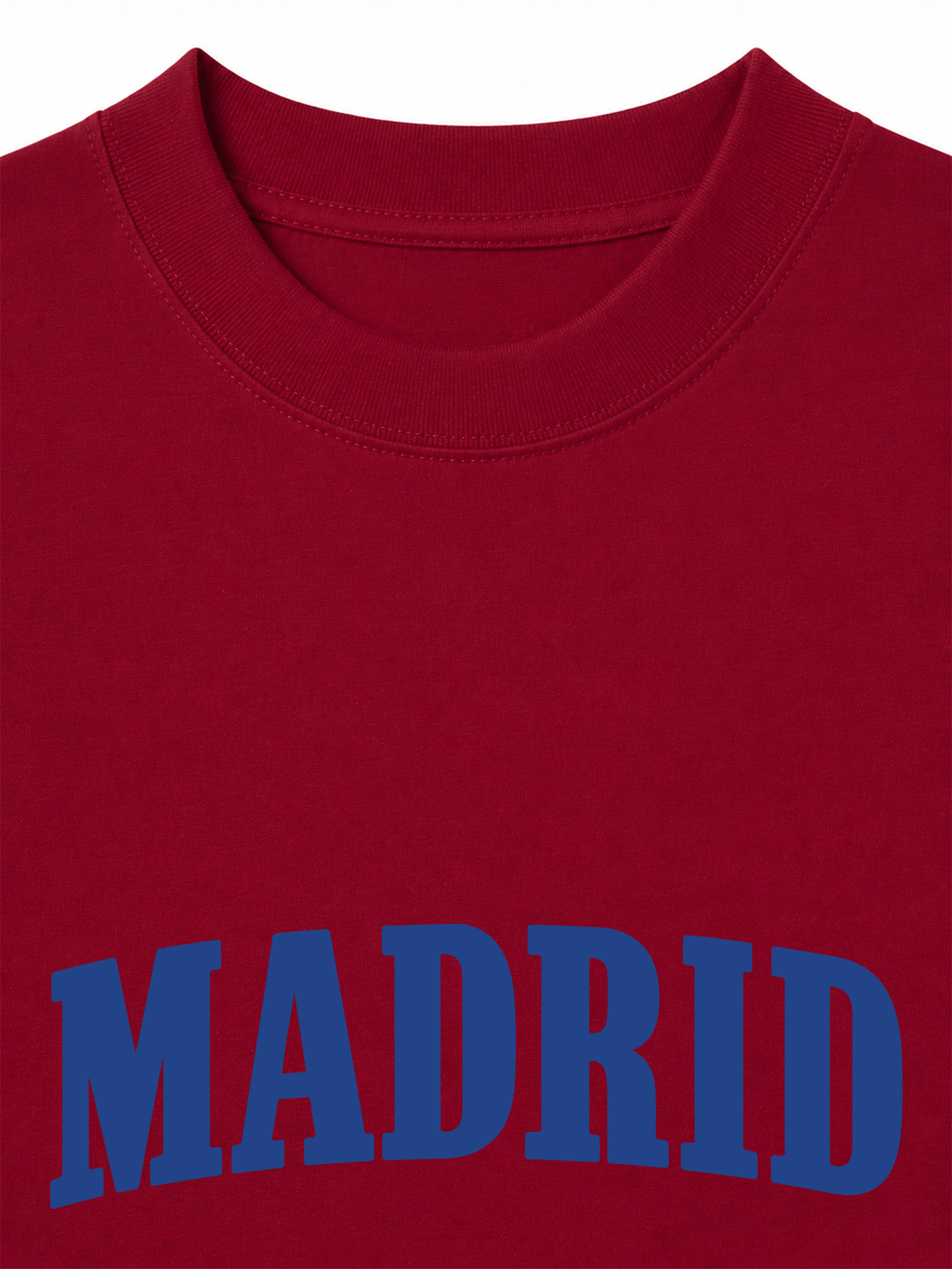 Áo Thun Relaxed Fit Basic Blue Madrid