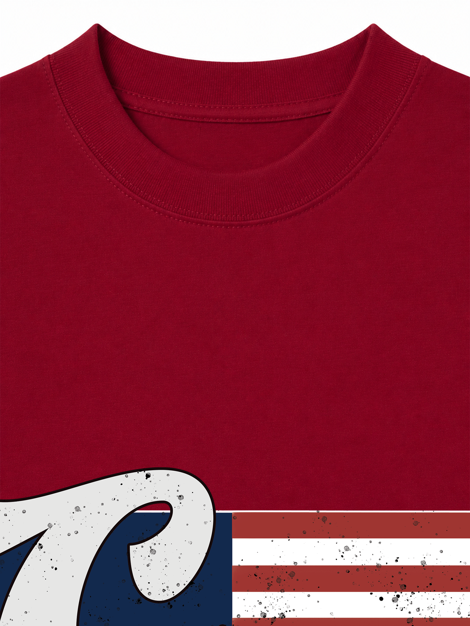 Áo Thun Relaxed Fit USA Vintage Flag
