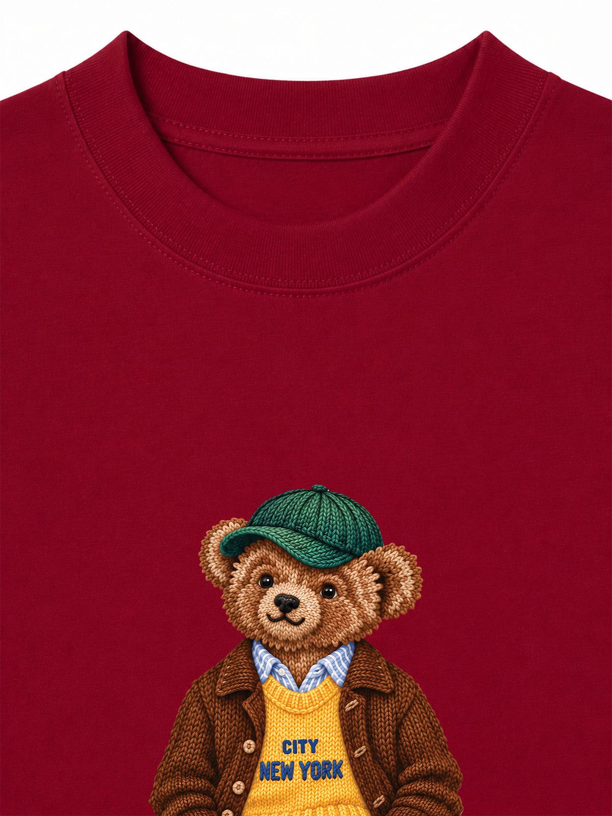 Áo Thun Relaxed Fit Bear Autumn Outfit