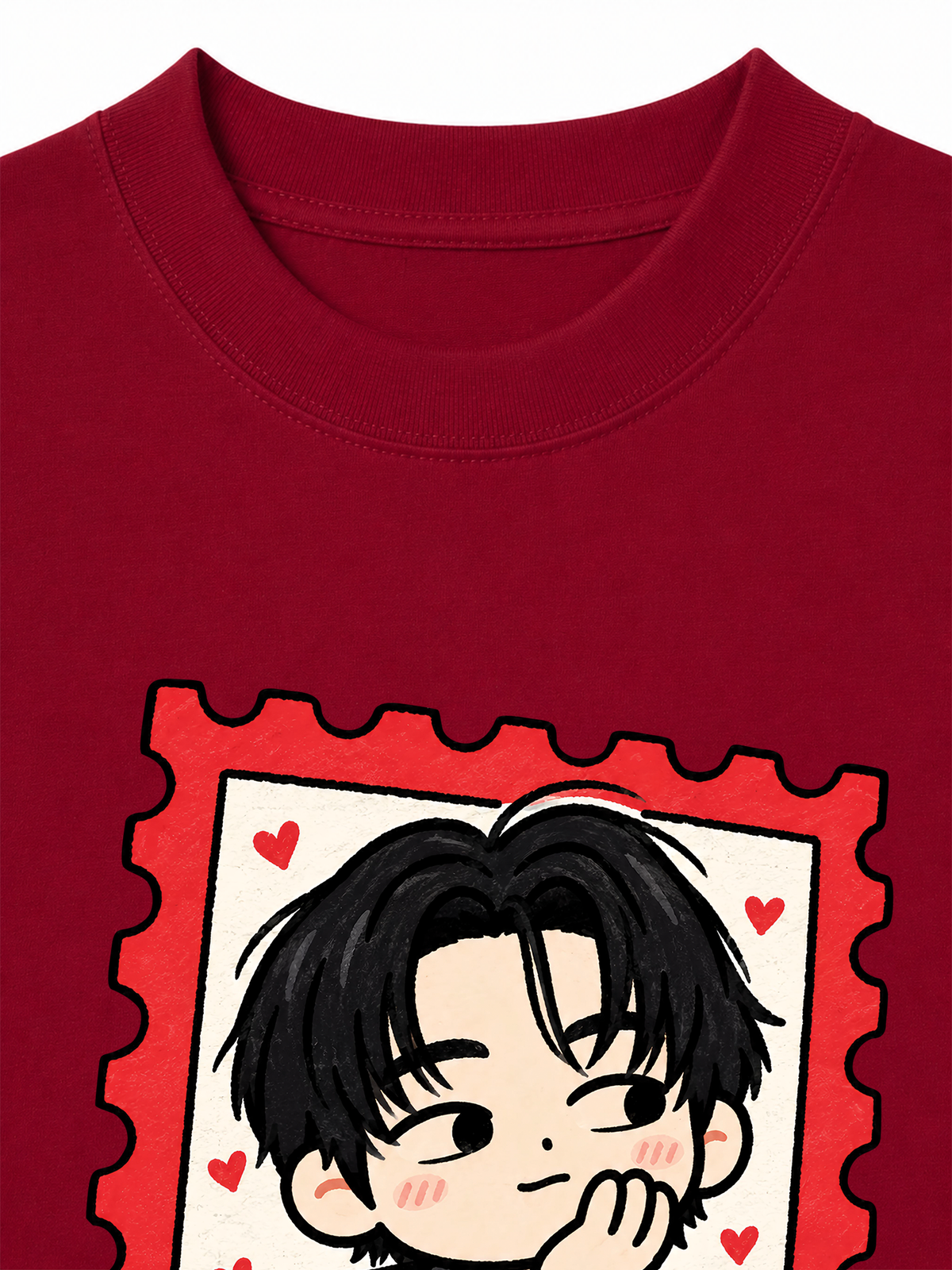 Áo Thun Relaxed Fit Teahyung Chibi