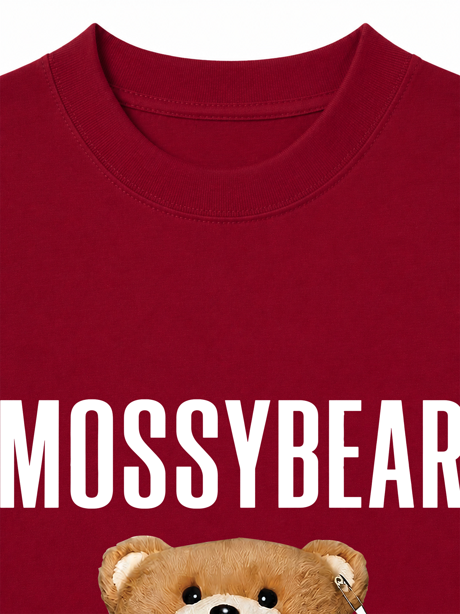 Áo Thun Relaxed Fit  Mossy Bear Plaid Bear
