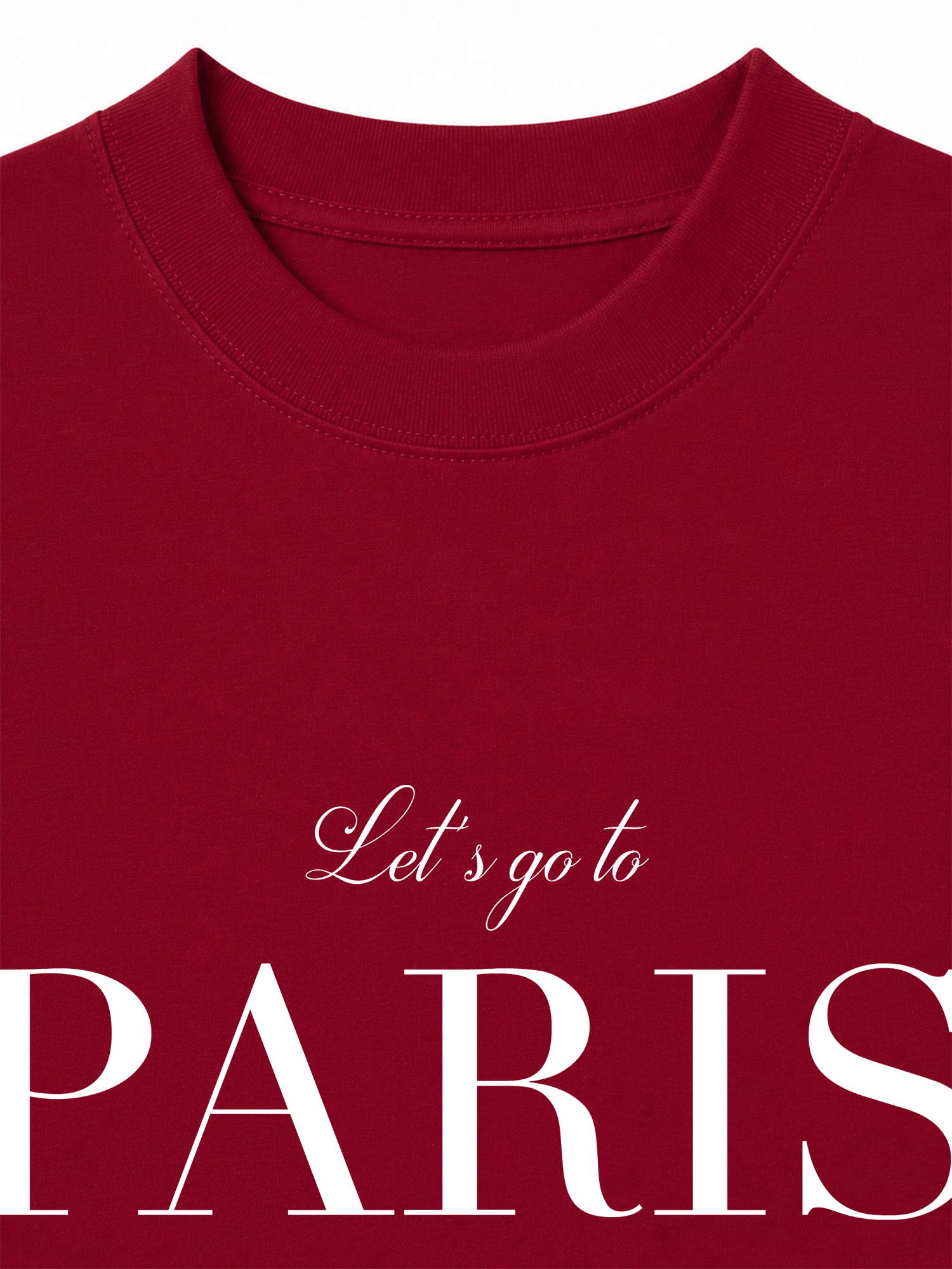 Áo Thun Relaxed Fit City Let's go to Paris
