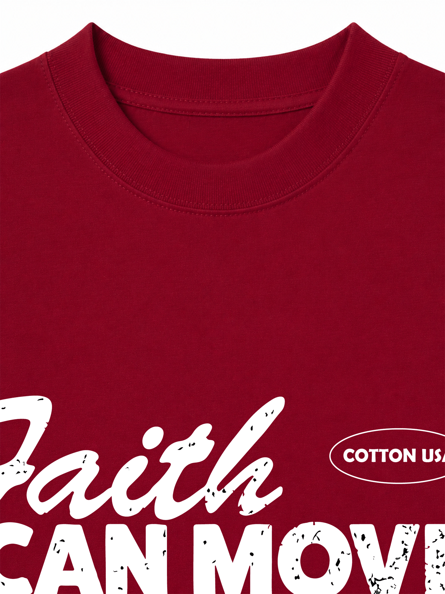 Áo Thun Relaxed Fit Adventure Faith Can Move Mountains