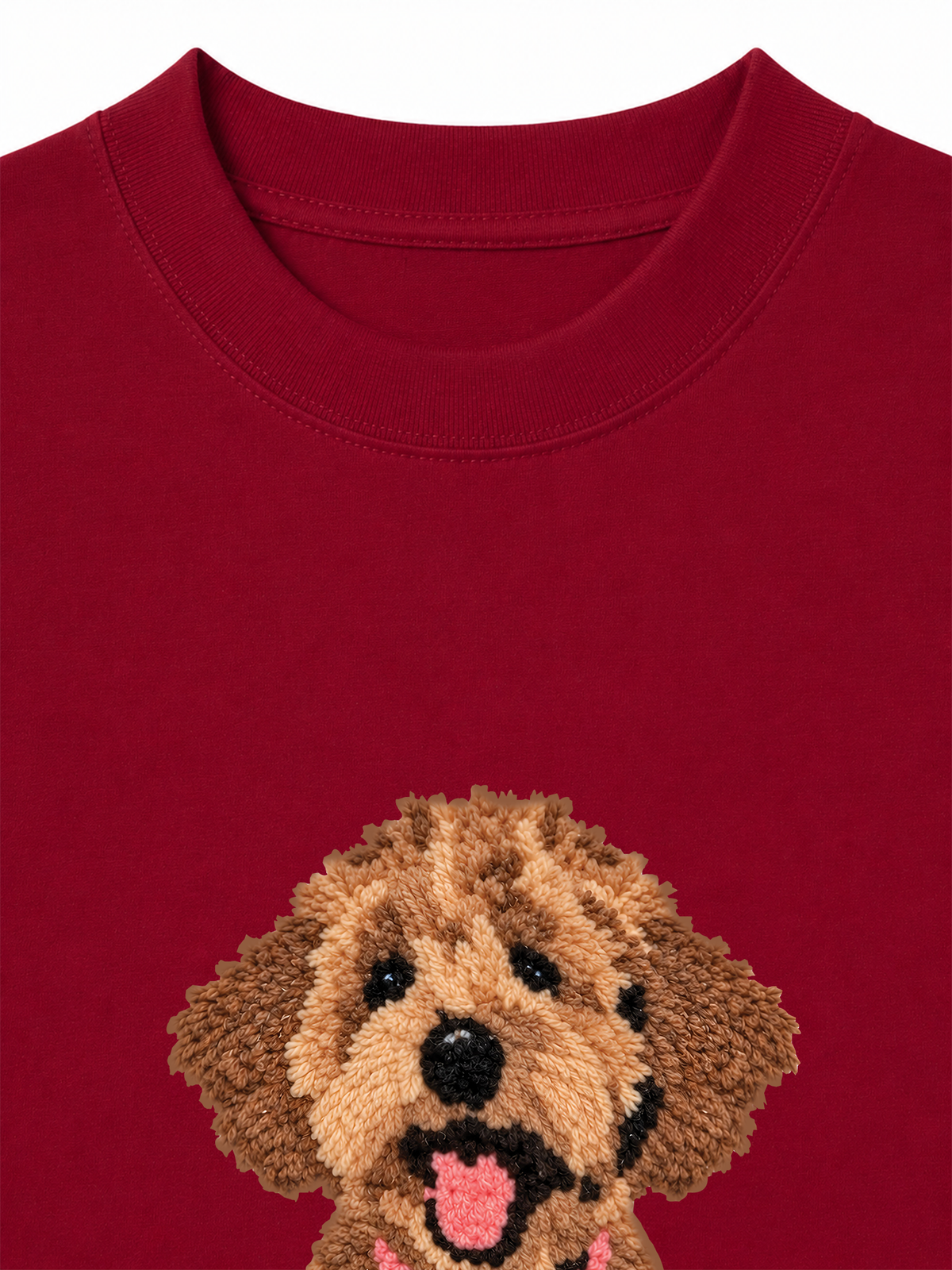 Áo Thun Relaxed Fit Cute Brown Puppy