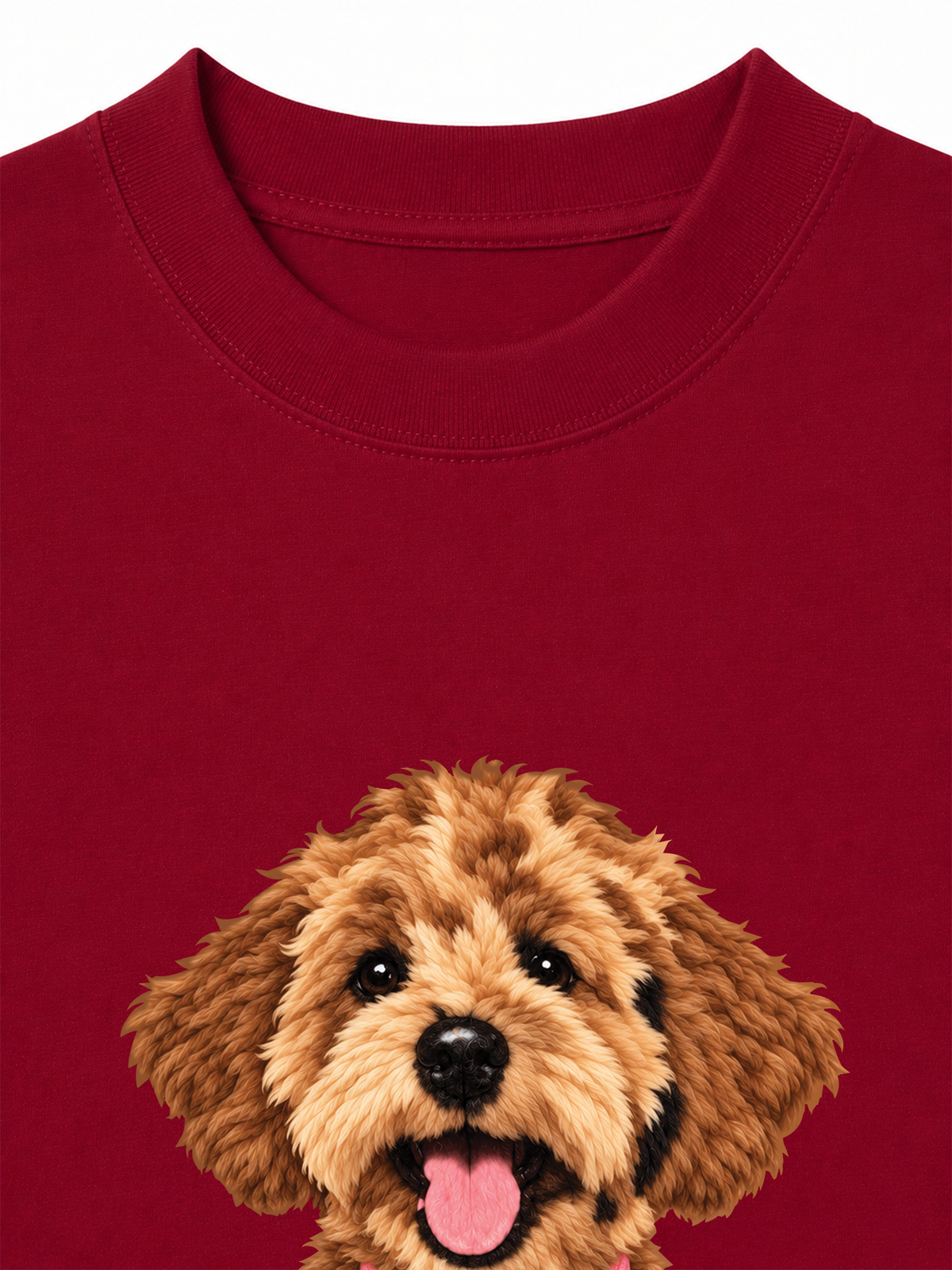 Áo Thun Relaxed Fit Cute Brown Puppy