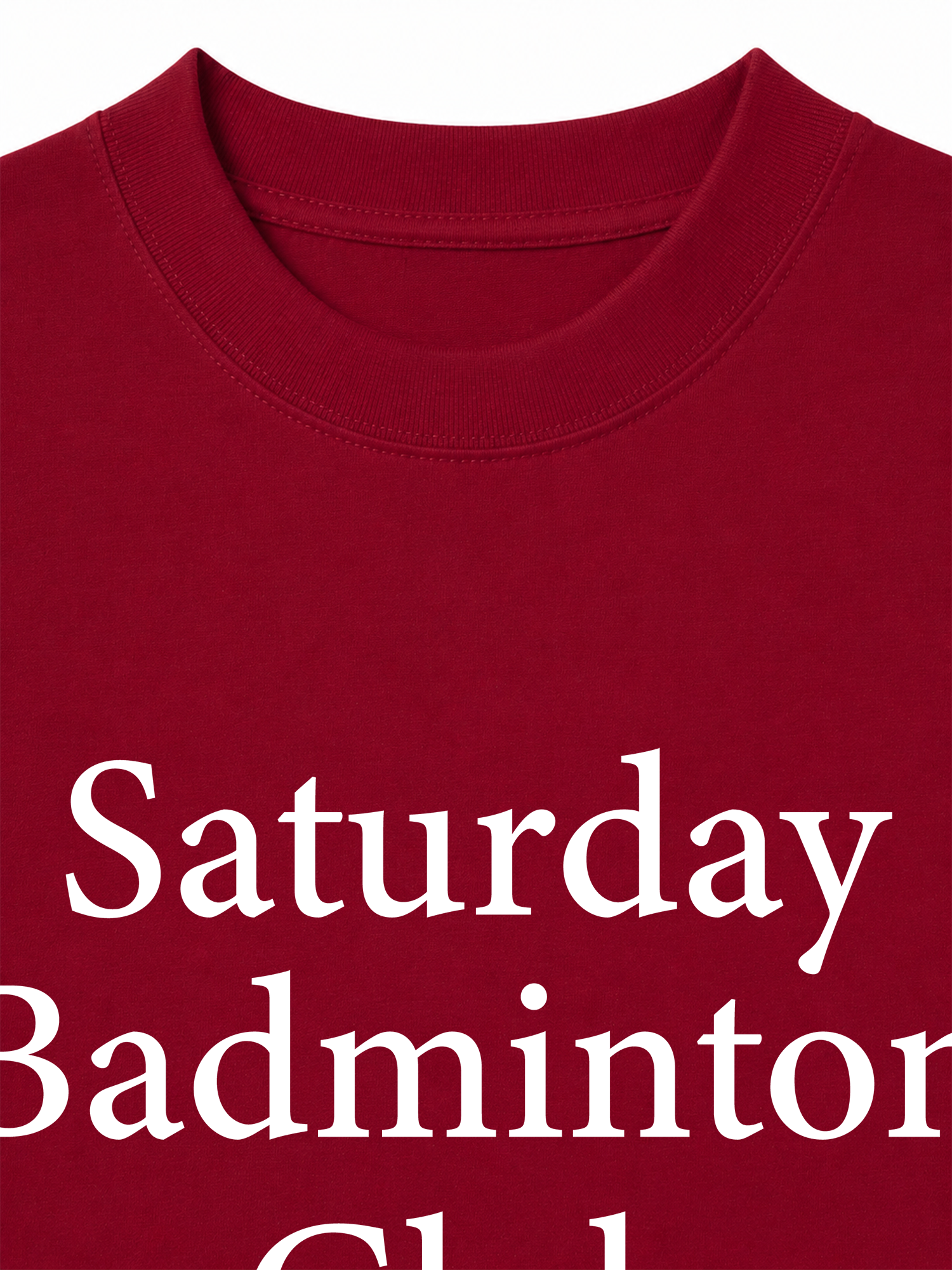 Áo Thun Relaxed Fit Saturday Badminton Club