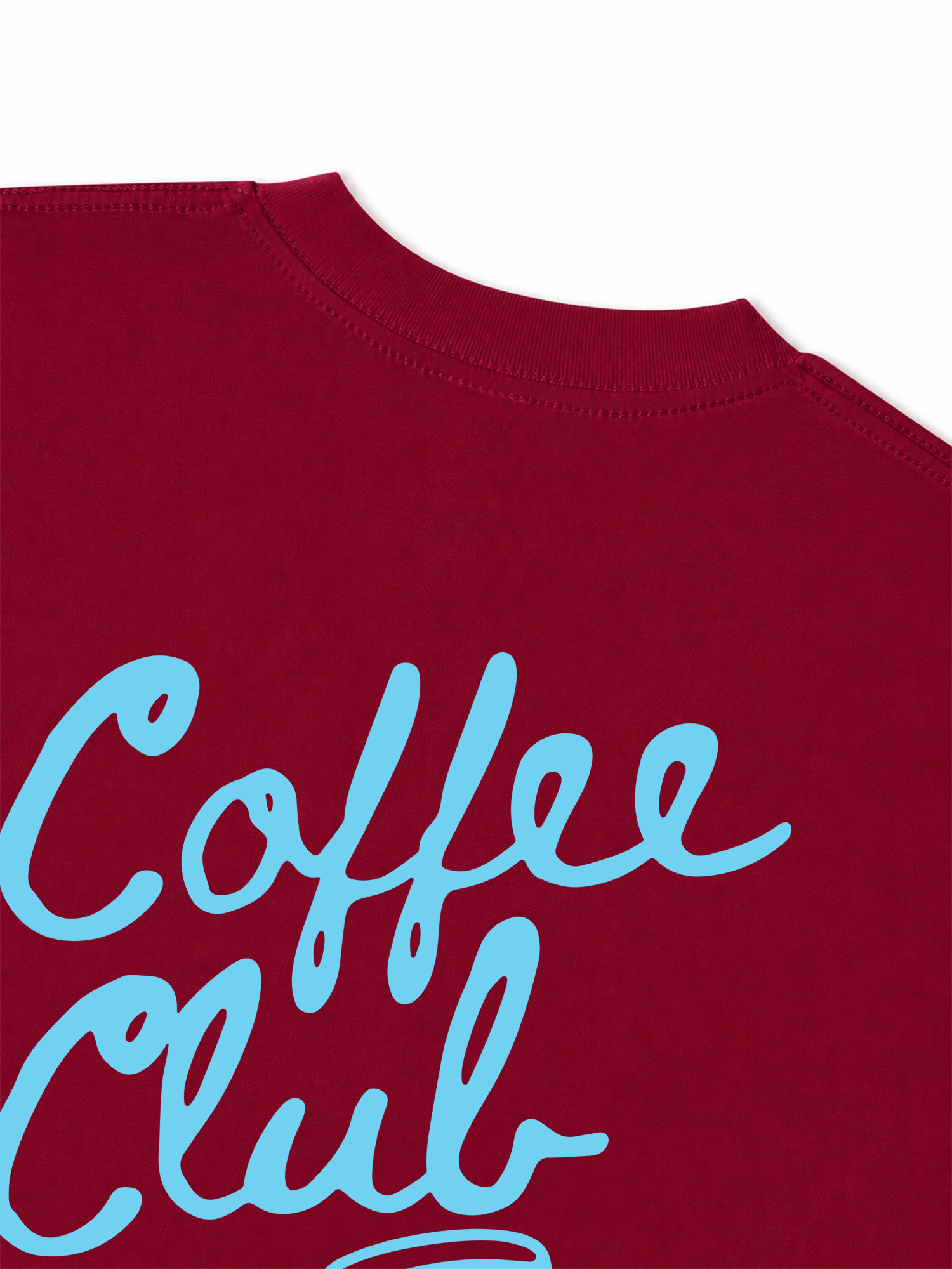 Áo Thun Relaxed Fit Coffee Club Blue
