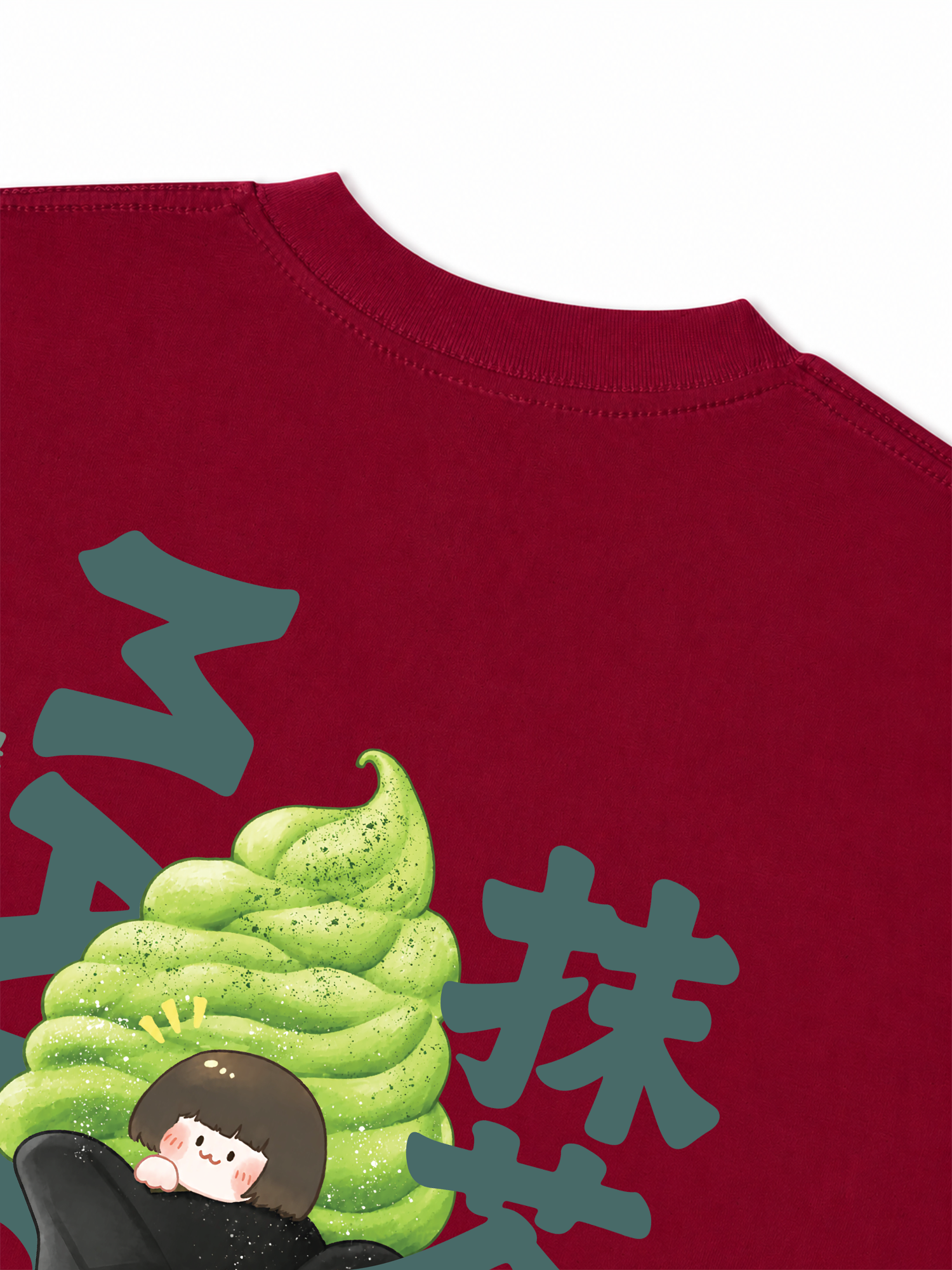 Áo Thun Relaxed Fit Daily Cup Matcha Cream