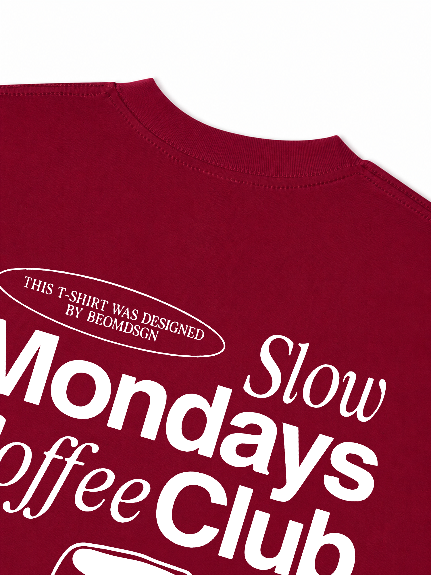 Áo Thun Relaxed Fit Slow Monday Coffee Club