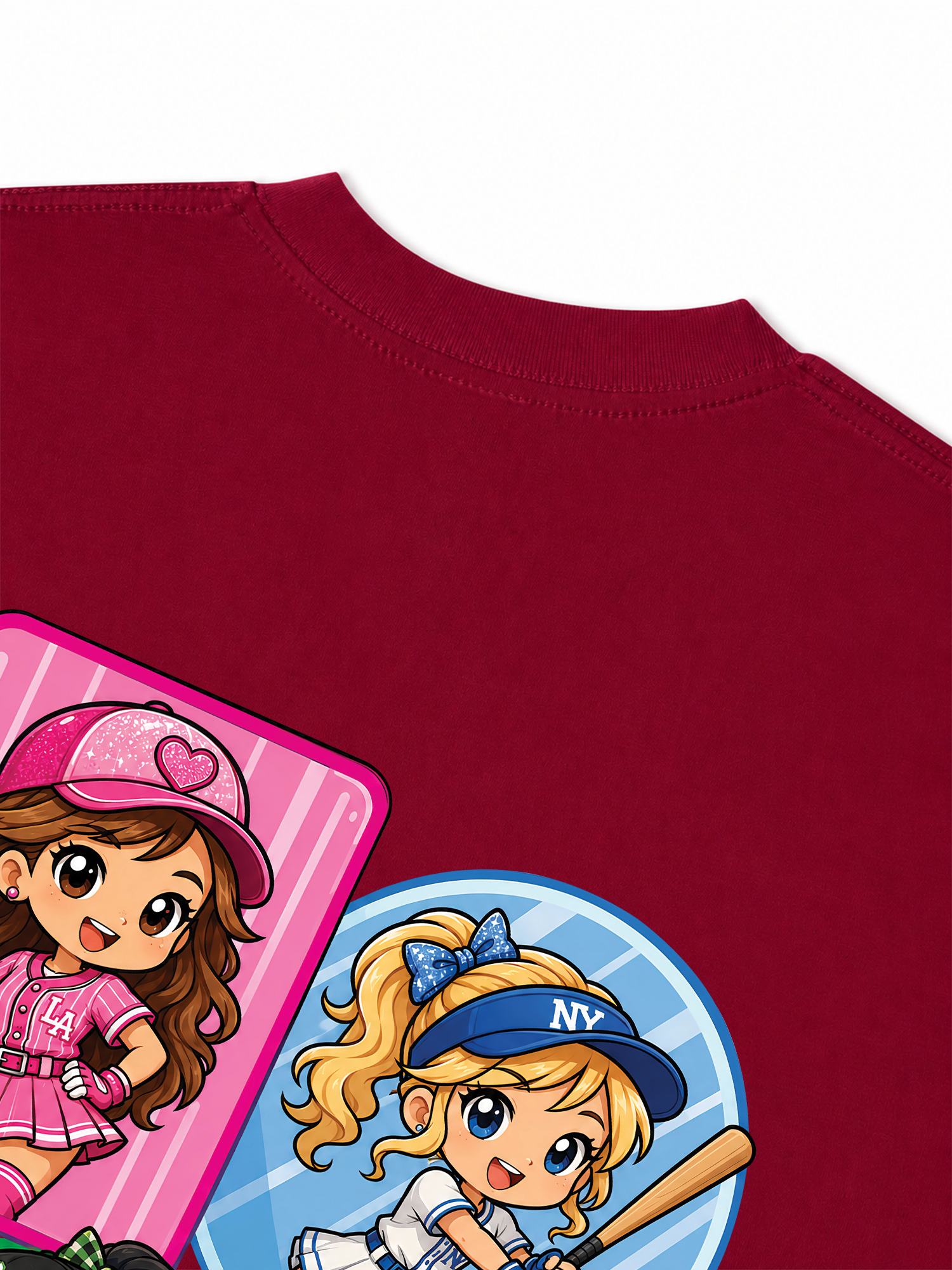 Áo Thun Relaxed Fit Baseball PowerGirl