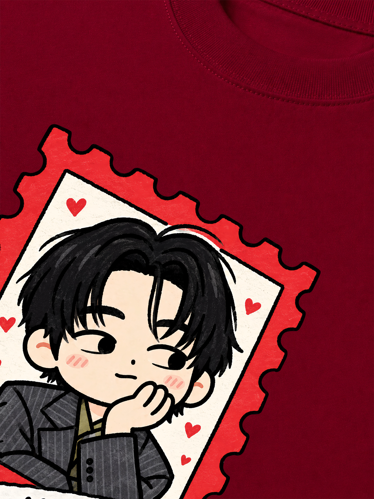 Áo Thun Relaxed Fit Teahyung Chibi
