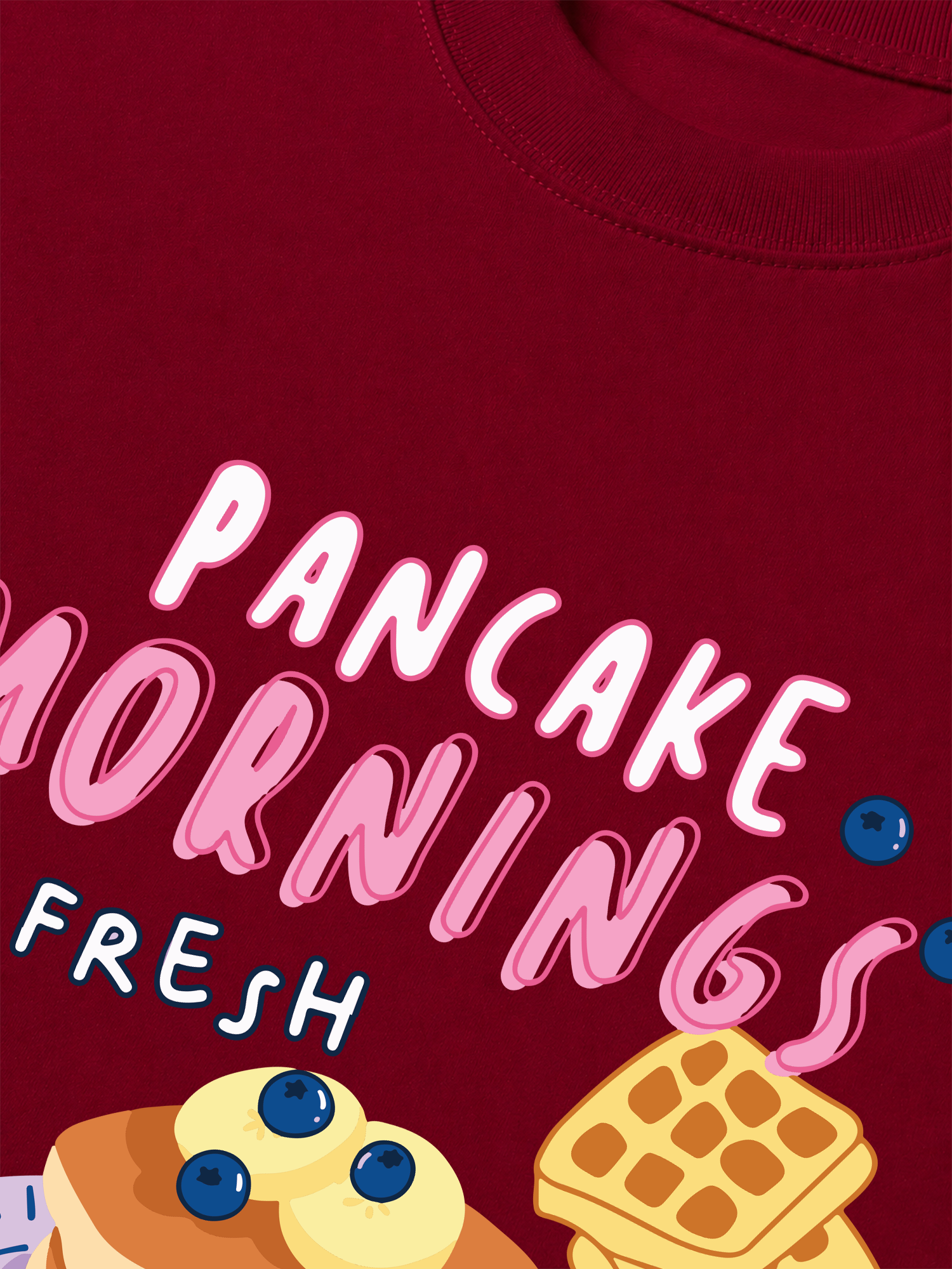 Áo Thun Relaxed Fit Pancake Morning Fresh