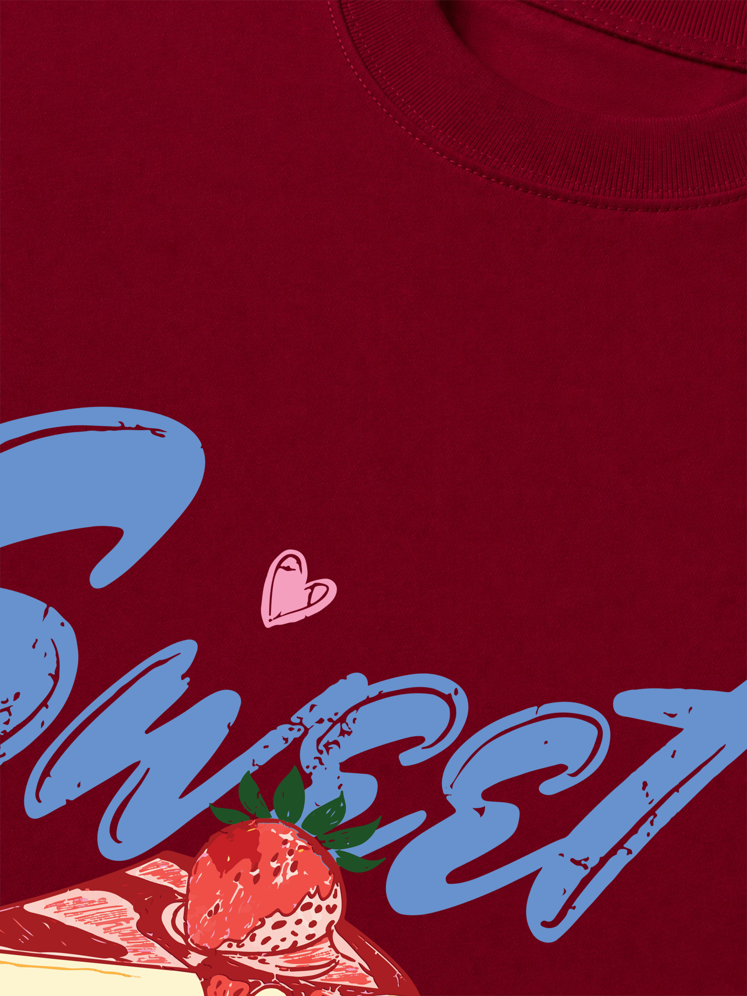 Áo Thun Relaxed Fit Sweet Cutie Strawberries