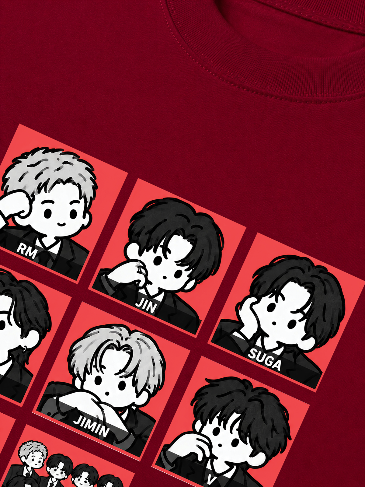 Áo Thun Relaxed Fit Bangtan Boys