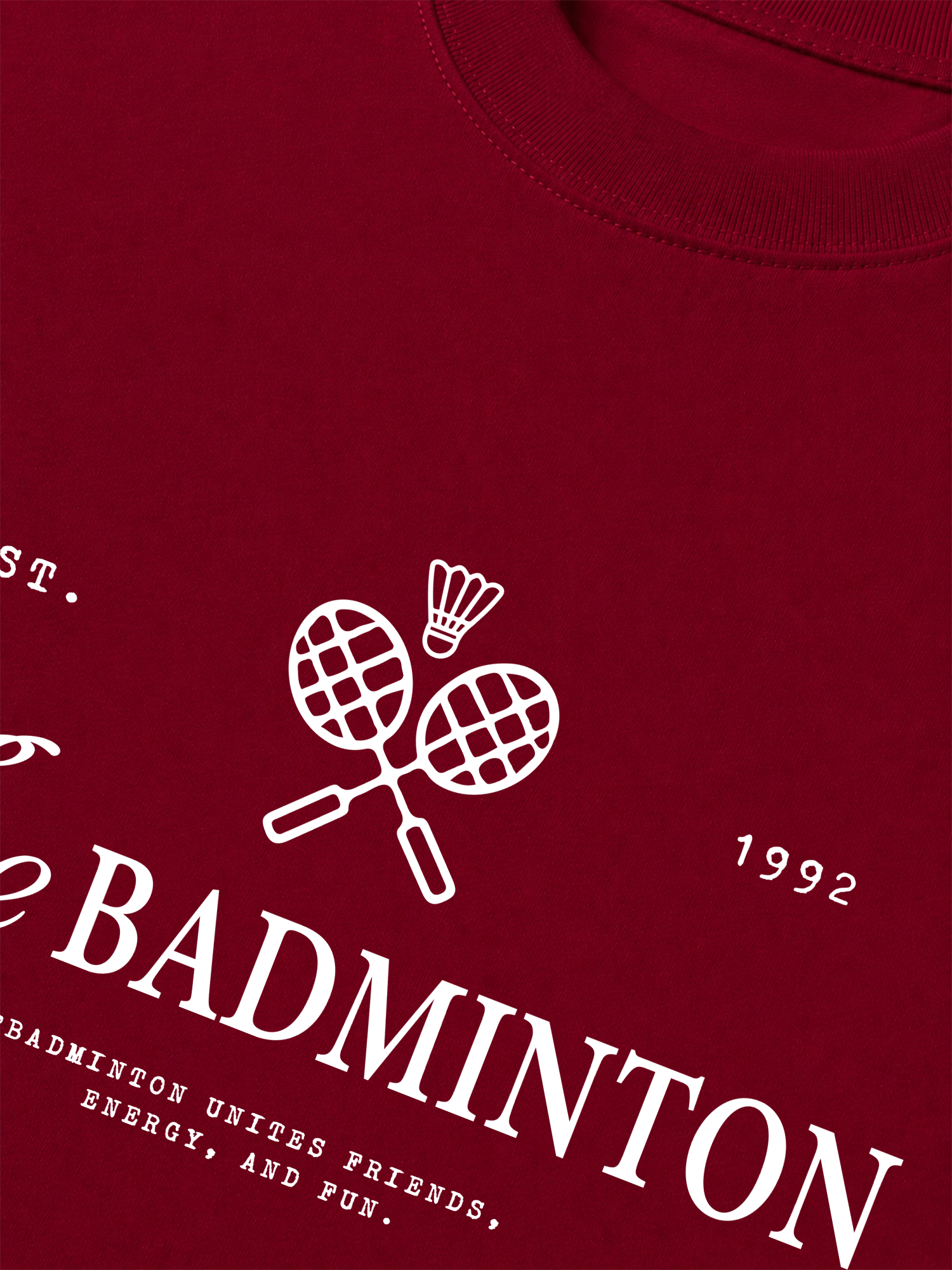 Áo Thun Relaxed Fit The Badminton
