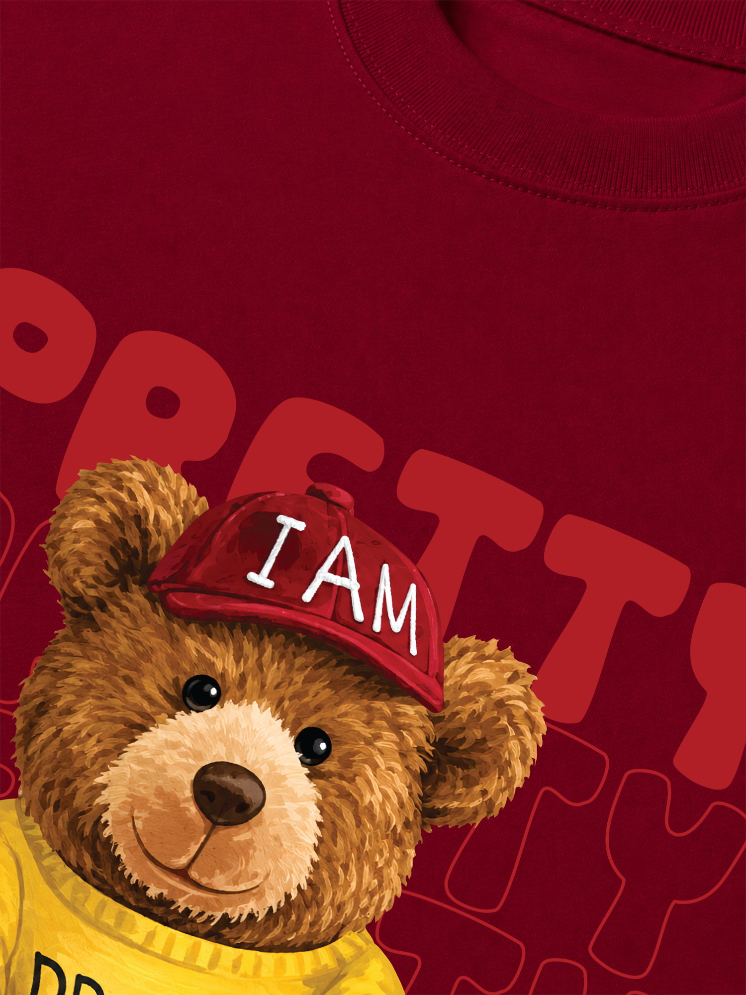 Áo Thun Relaxed Fit Bear Town Pretty Bear