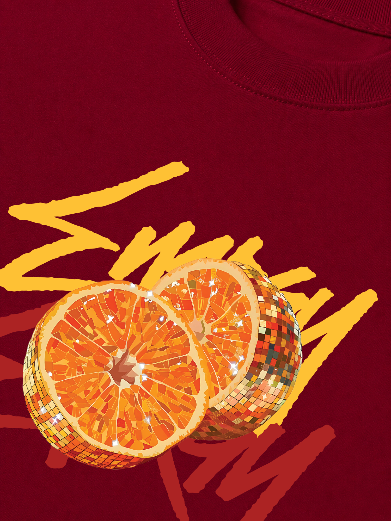 Áo Thun Relaxed Fit Energy Tangerine Dream