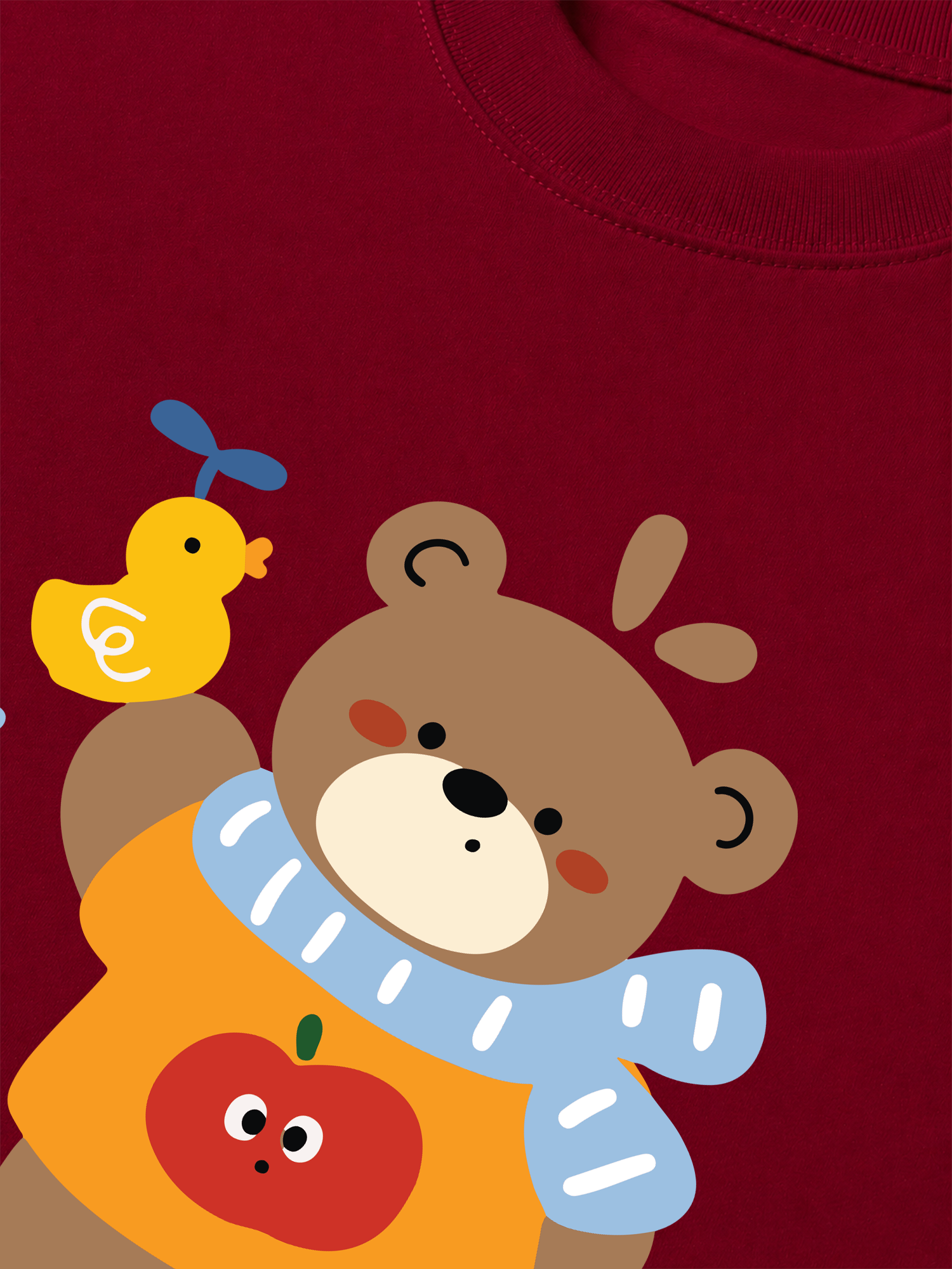 Áo Thun Relaxed Fit Bear Town Happy Bear