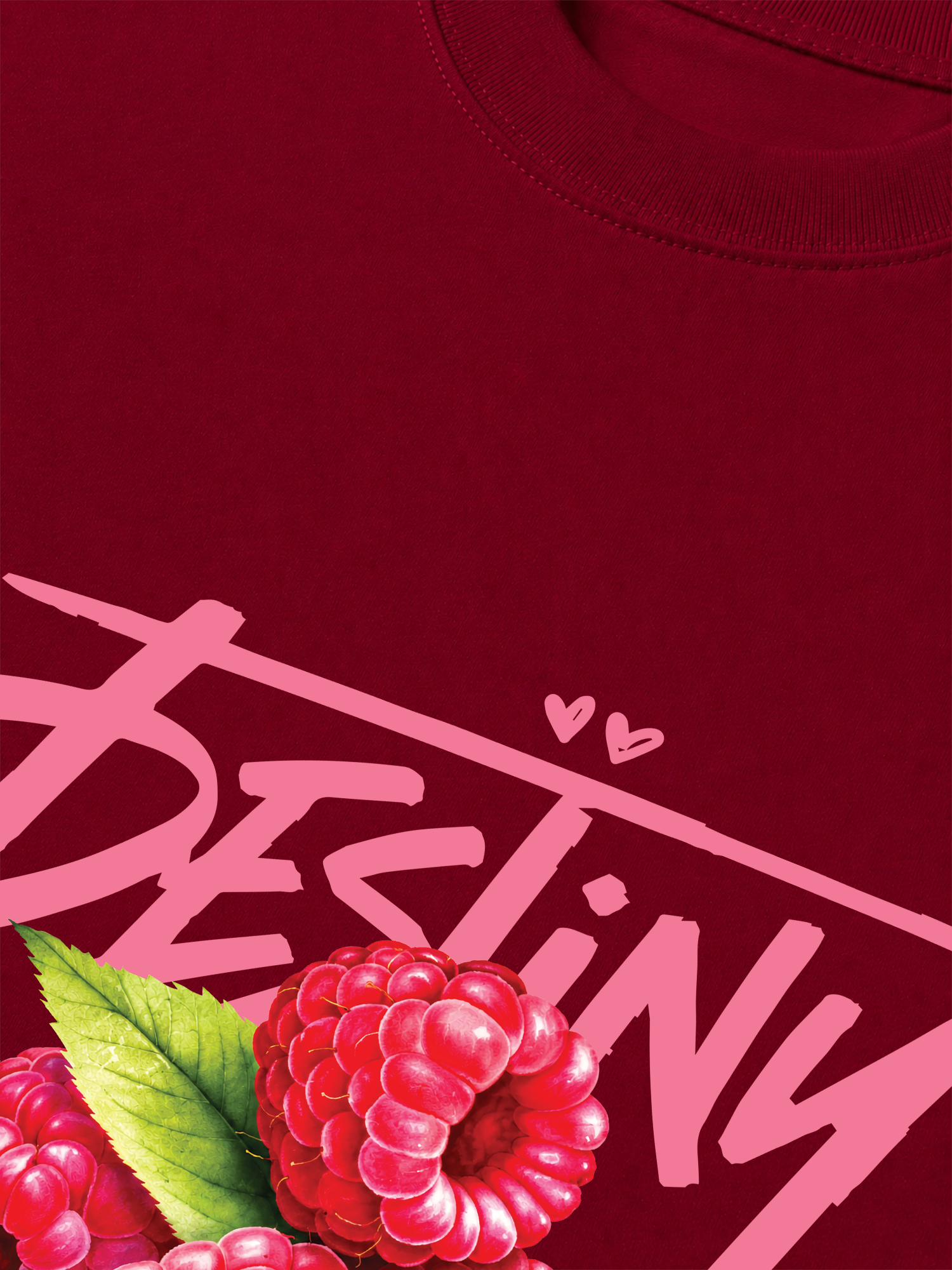 Áo Thun Relaxed Fit Destiny Raspberry