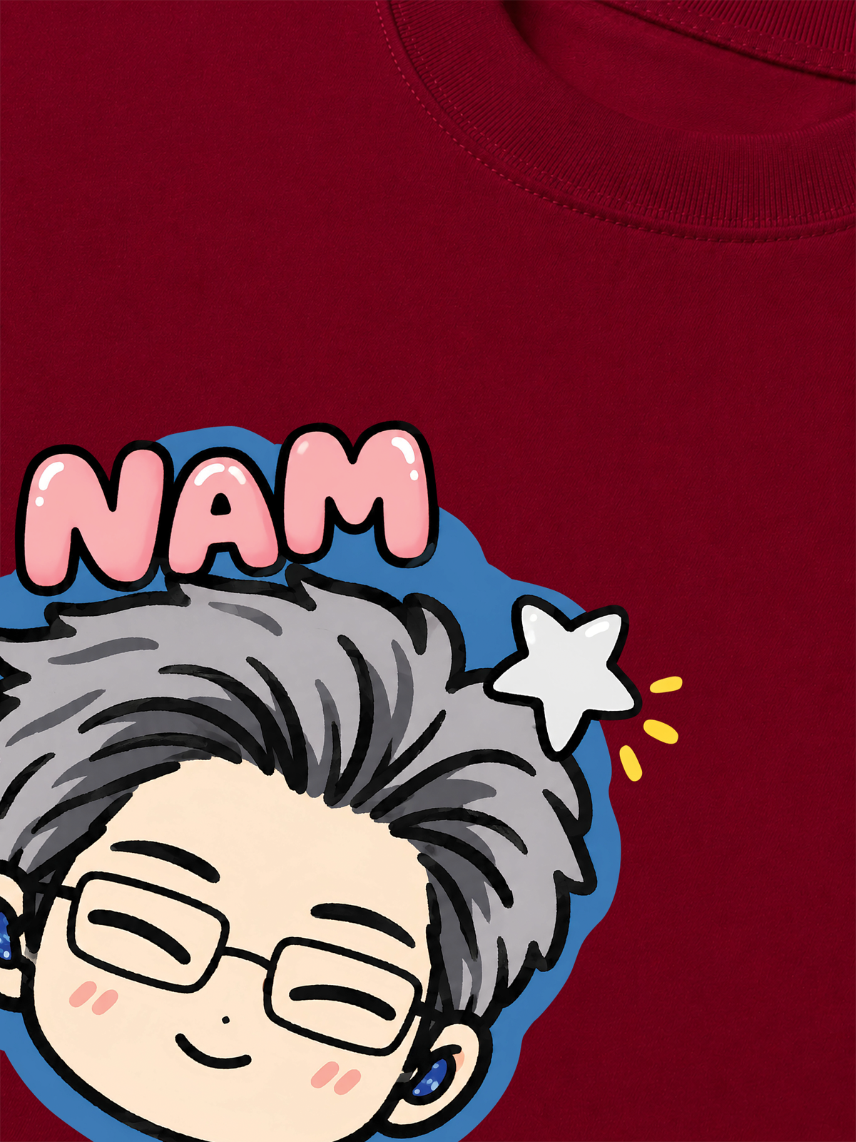 Áo Thun Relaxed Fit RM Chibi