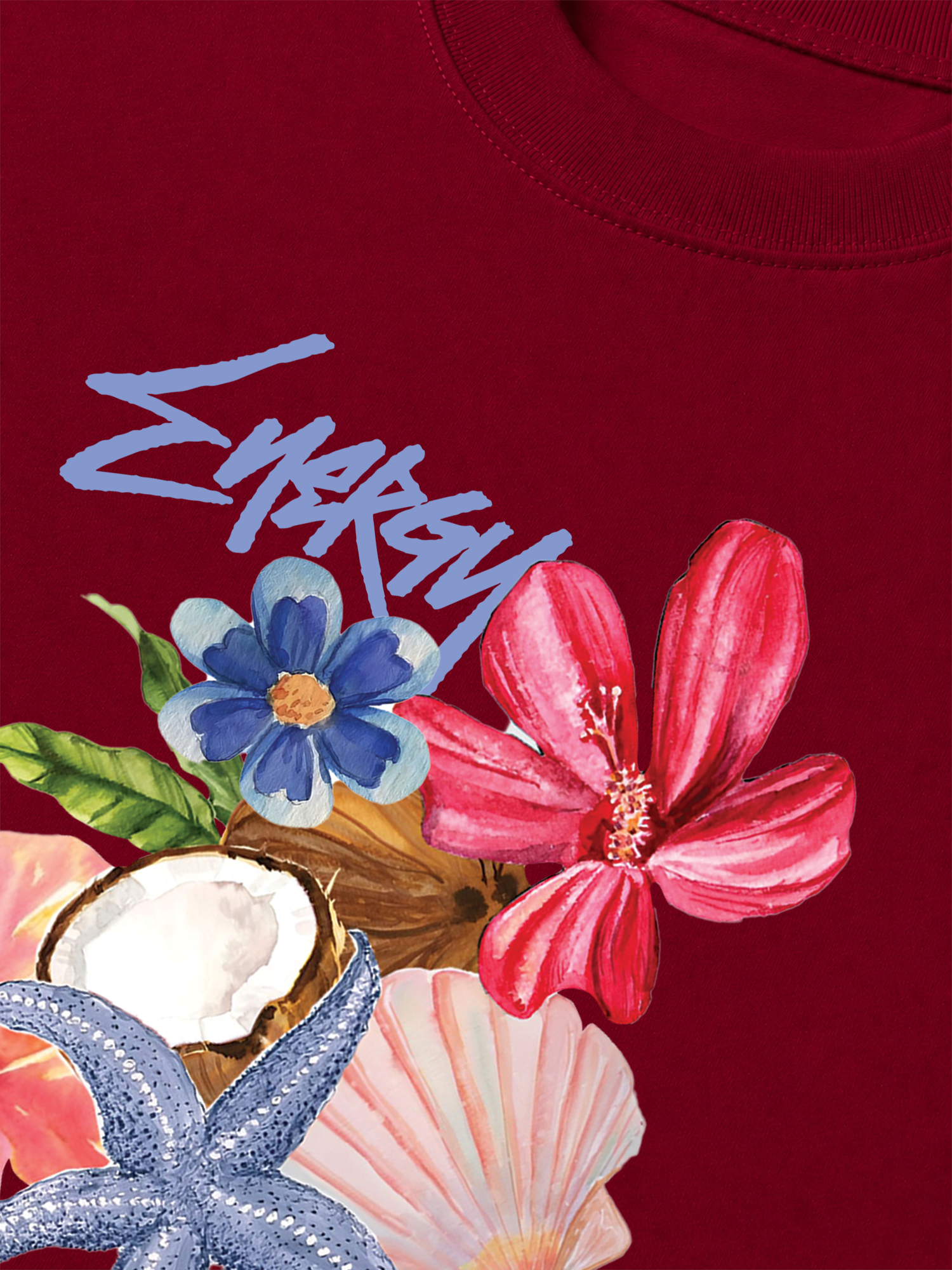 Áo Thun Relaxed Fit Energy Sea Breeze