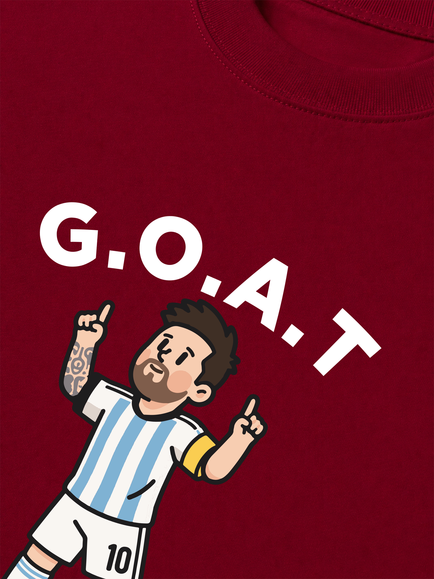Áo Thun Relaxed Fit Soccer GOAT