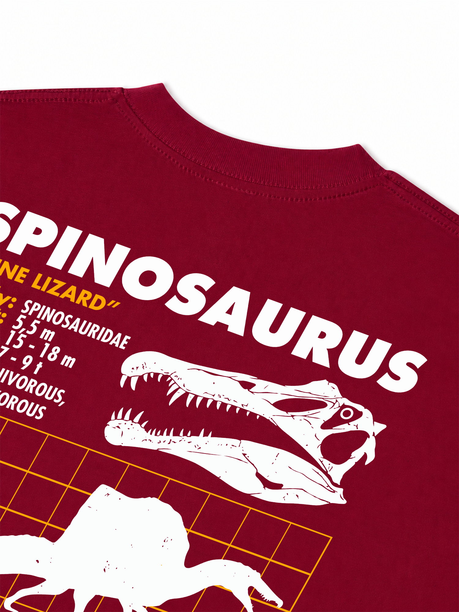 Áo Thun Relaxed Fit Analysis Table Spinosaurus
