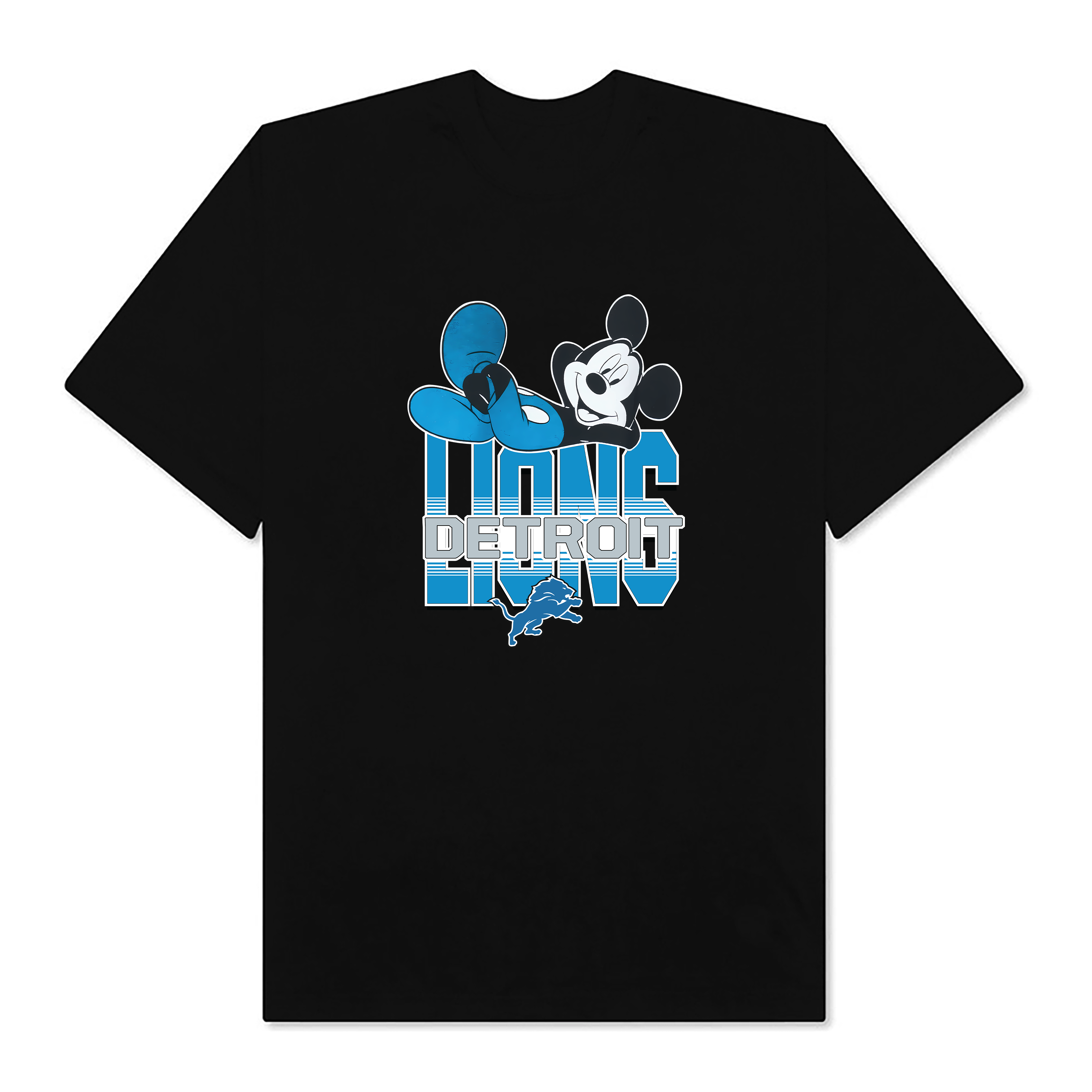 NFL Lions Mickey Kick T-Shirt