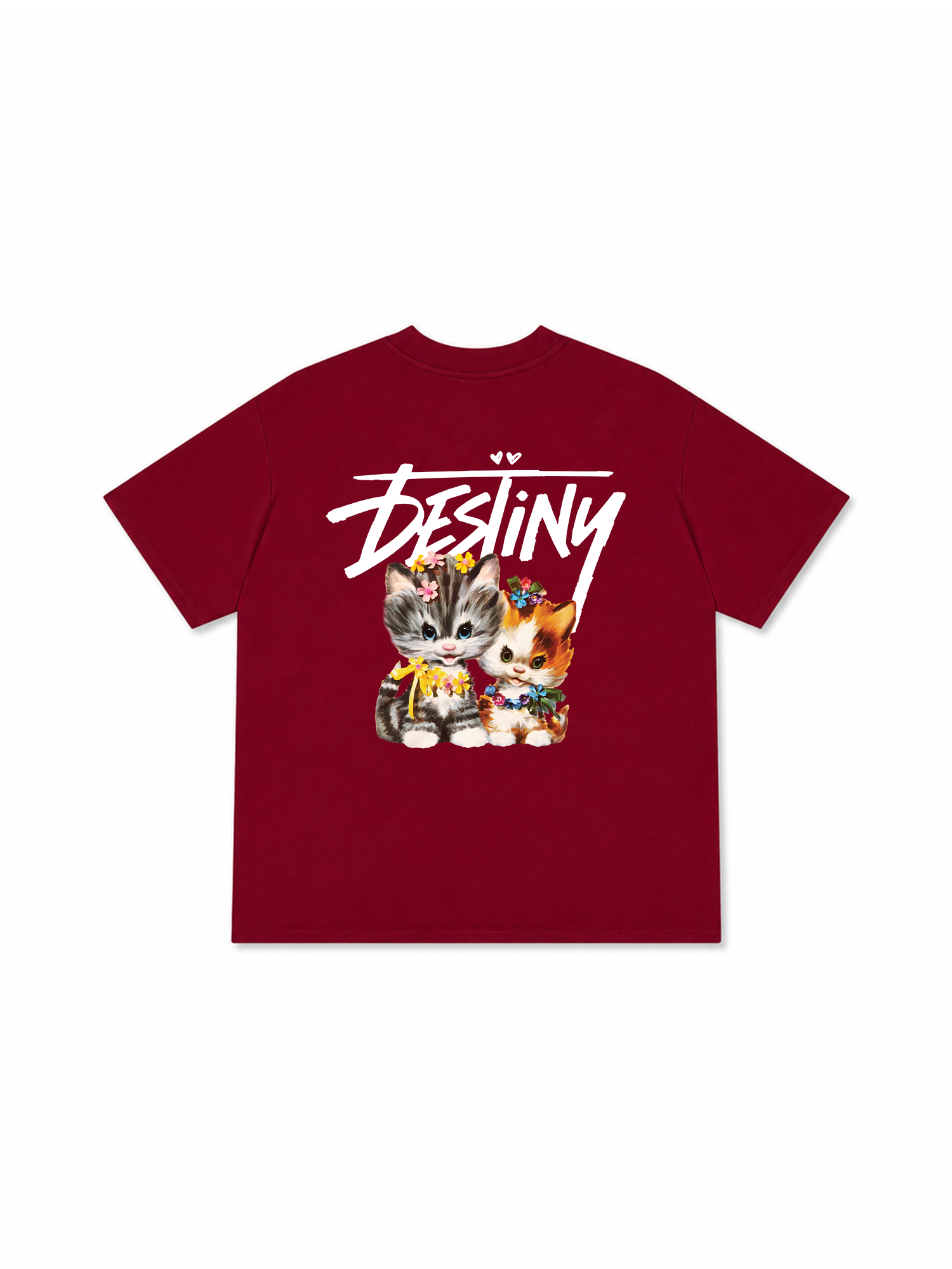 Áo Thun Relaxed Fit Destiny Love Cats