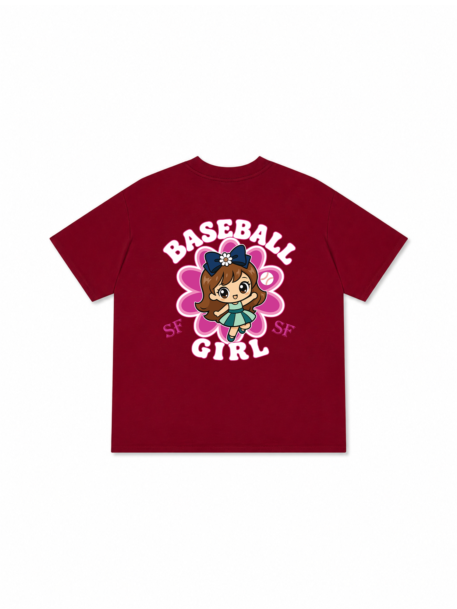 Áo Thun Relaxed Fit Baseball Pink SF