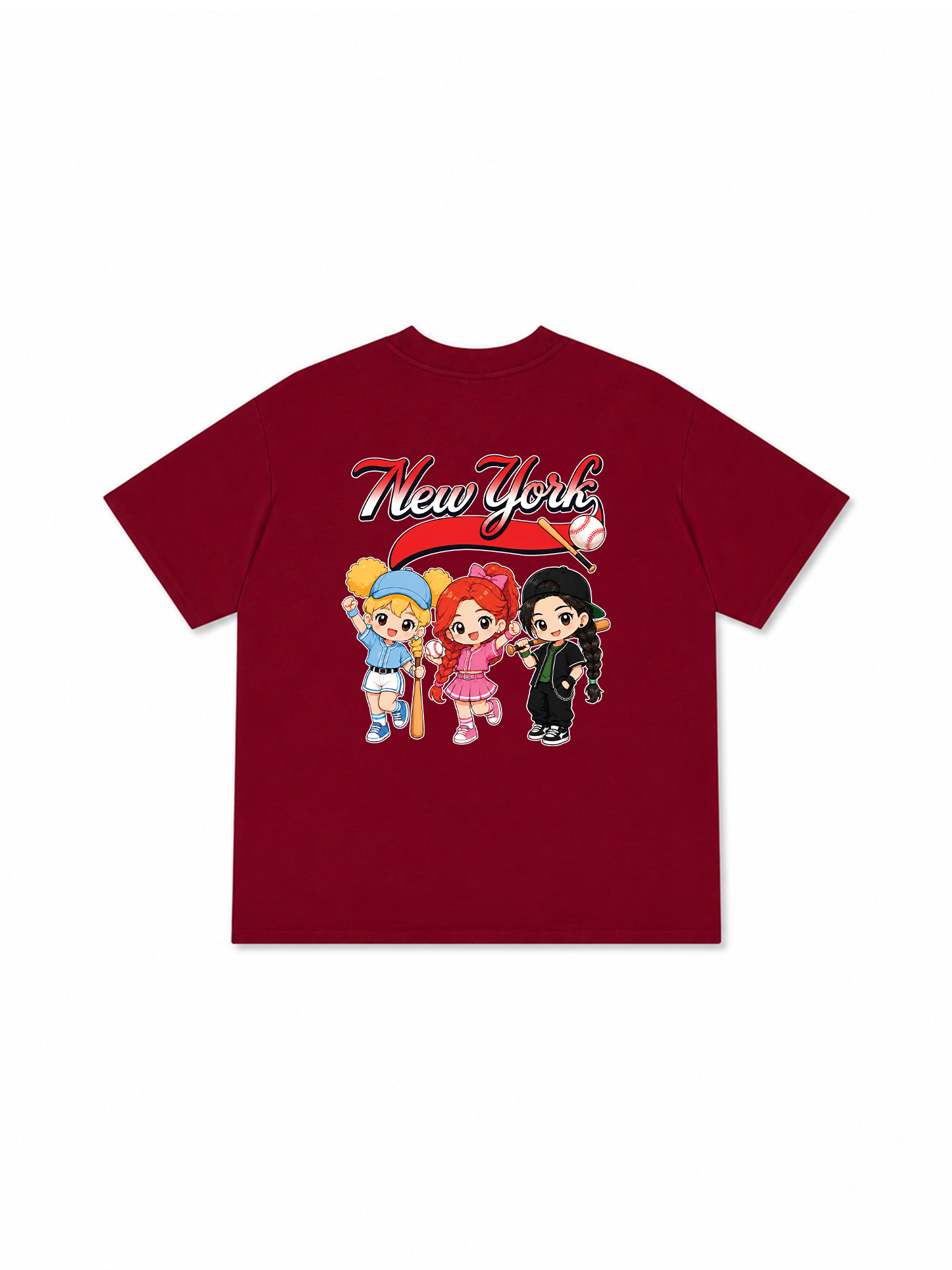 Áo Thun Relaxed Fit Baseball PowerGirl 2
