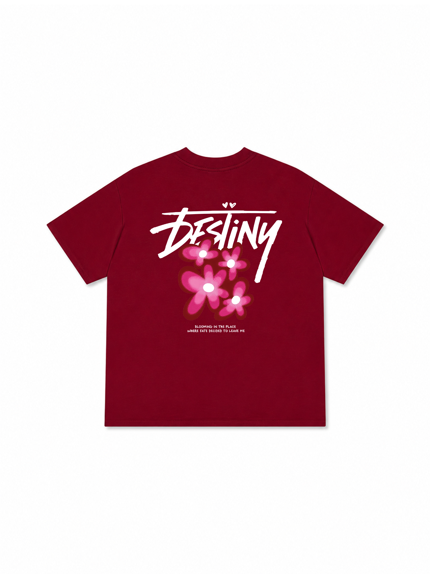 Áo Thun Relaxed Fit Destiny Pink Flower
