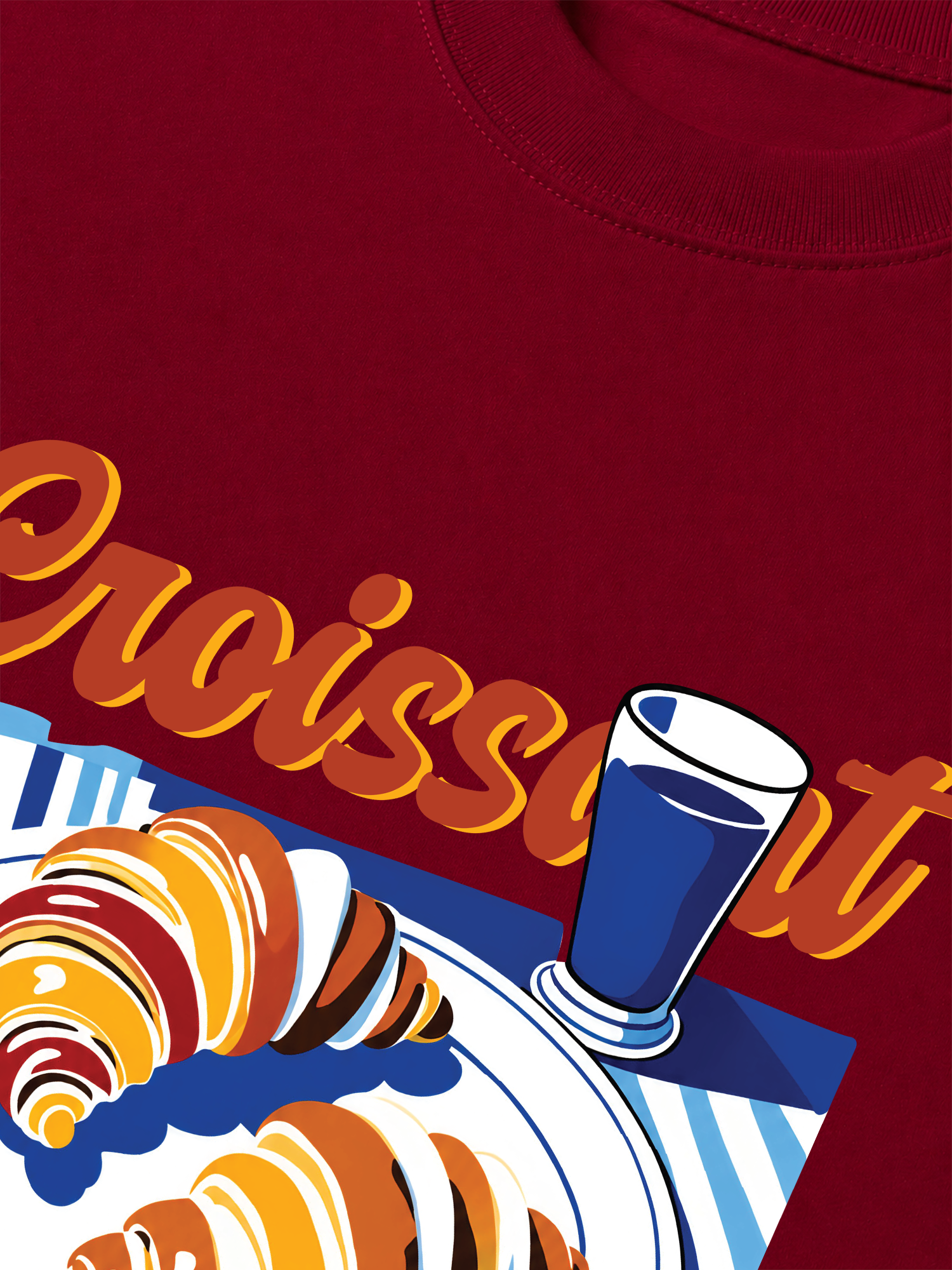 Áo Thun Relaxed Fit Croissant
