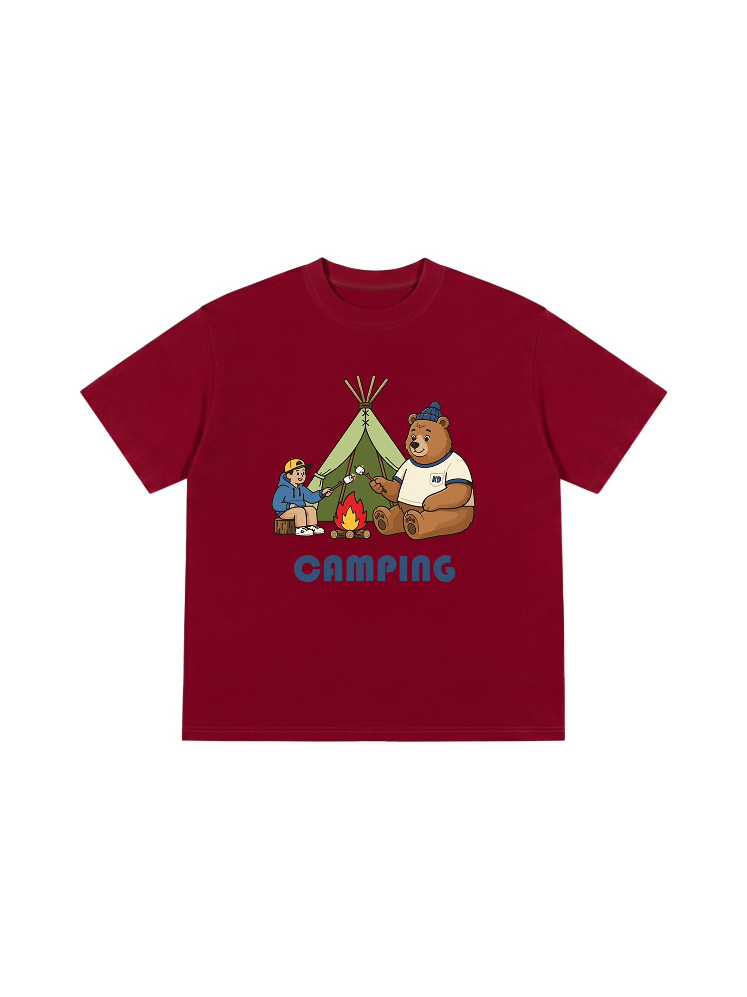 Áo Thun Relaxed Fit Adventure Camping