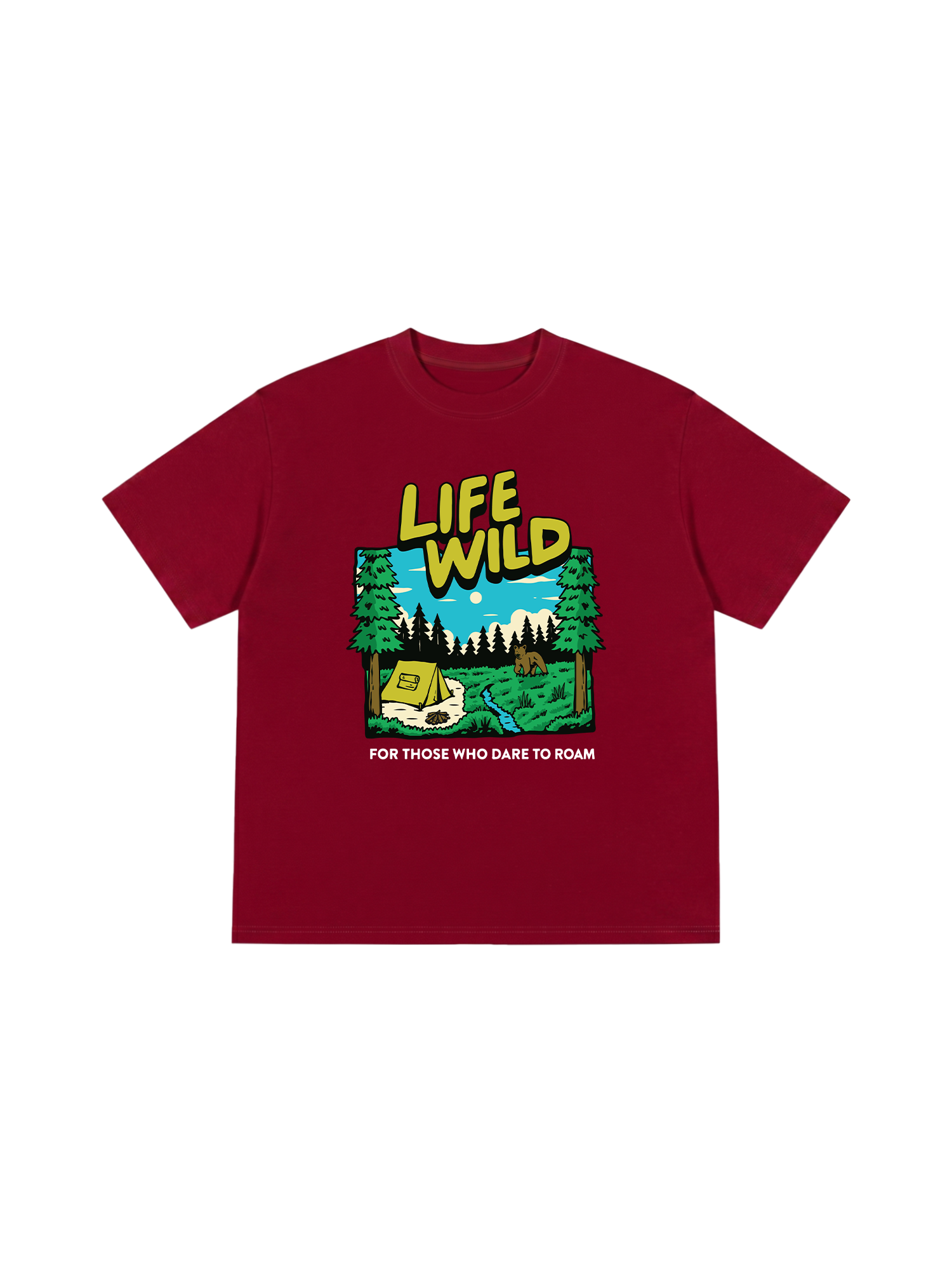 Áo Thun Relaxed Fit Adventure Life Wild