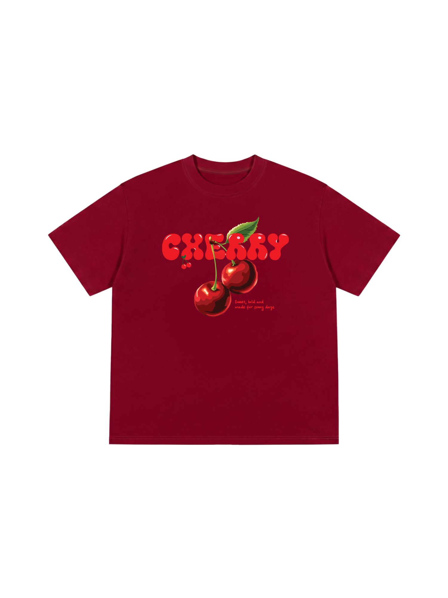 Áo Thun Relaxed Fit Tropical Cherry