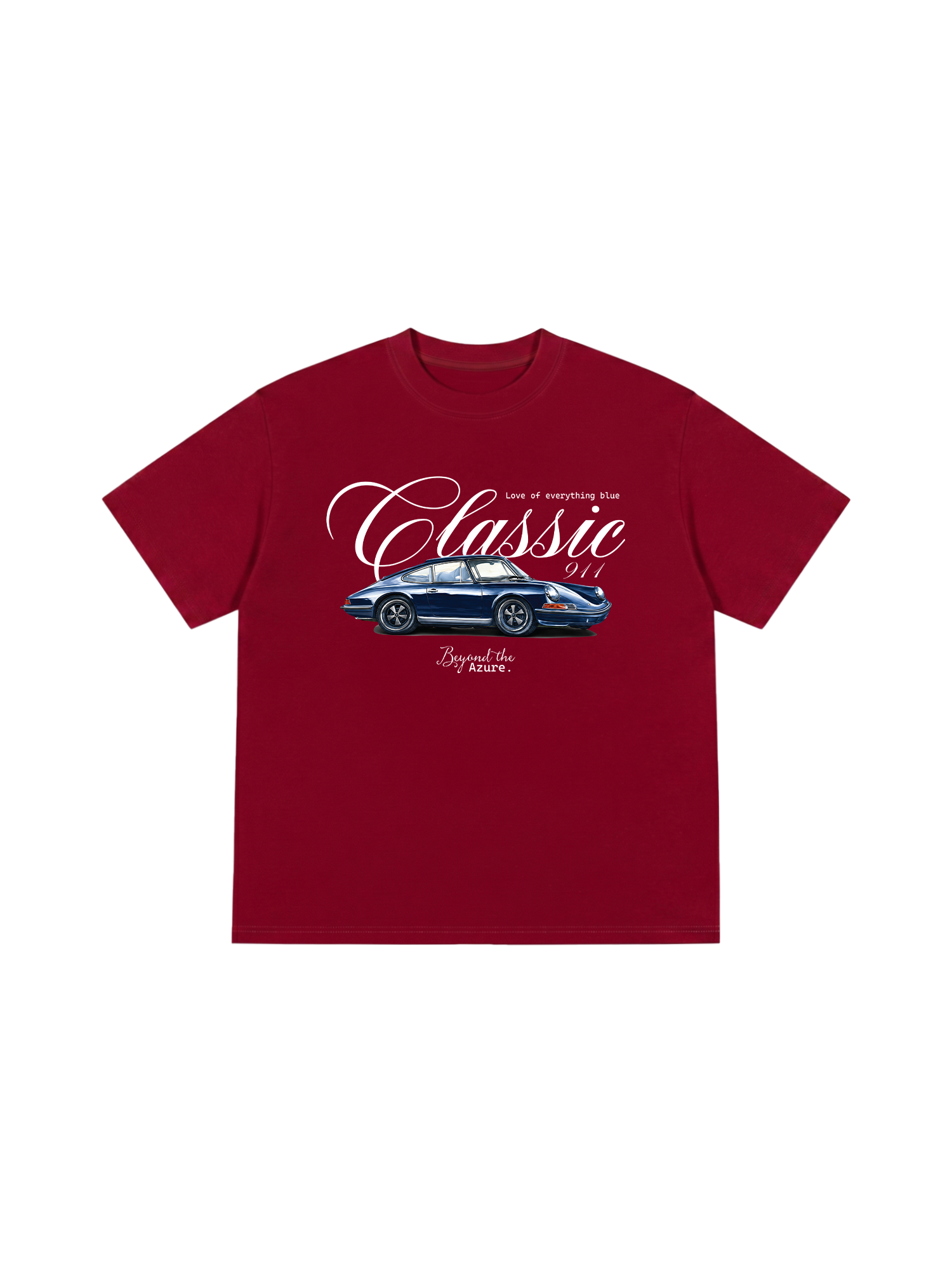 Áo Thun Relaxed Fit  Car Love Of Everything Blue Classic 911