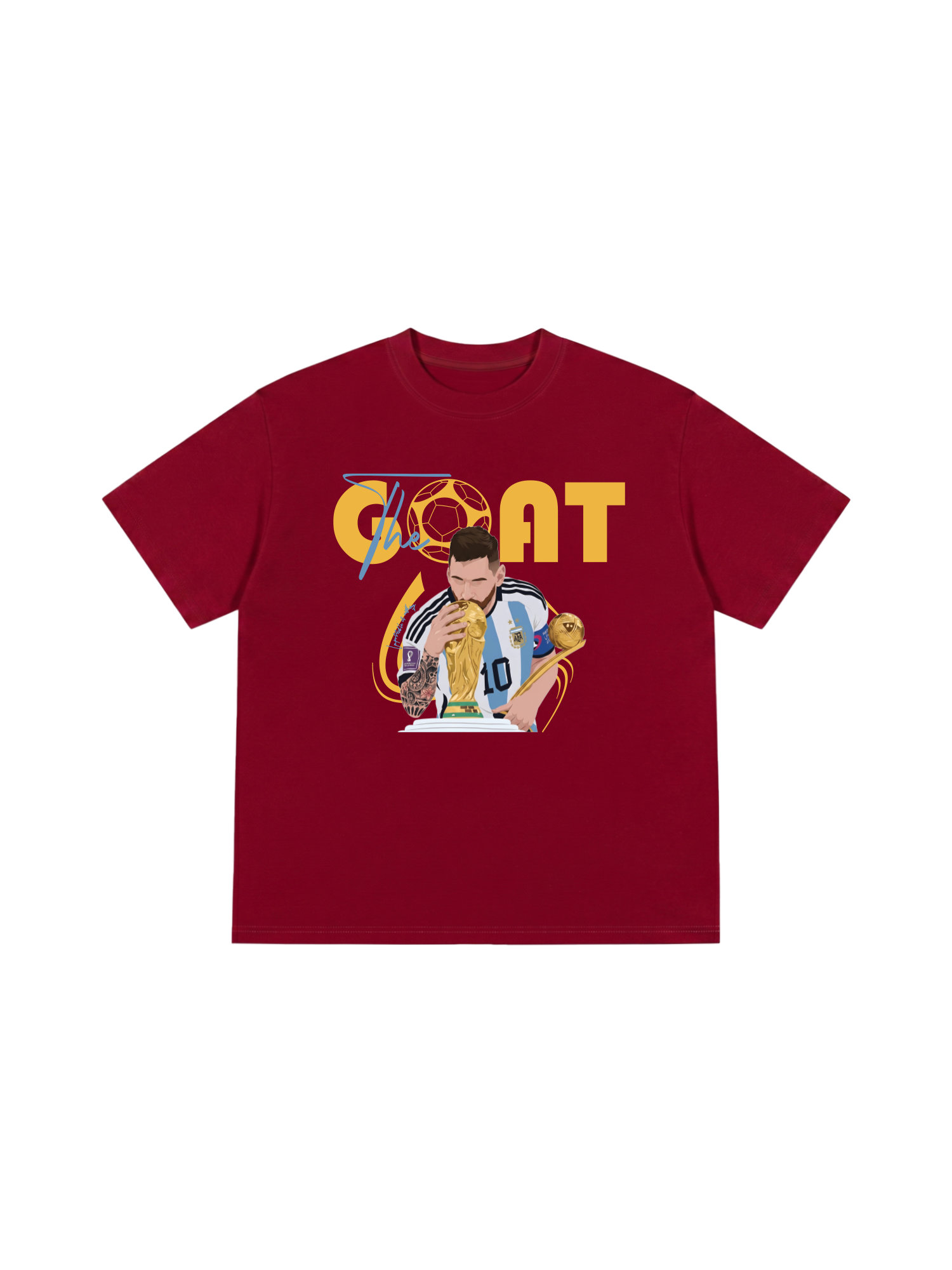 Áo Thun Relaxed Fit Soccer The Goat No 1
