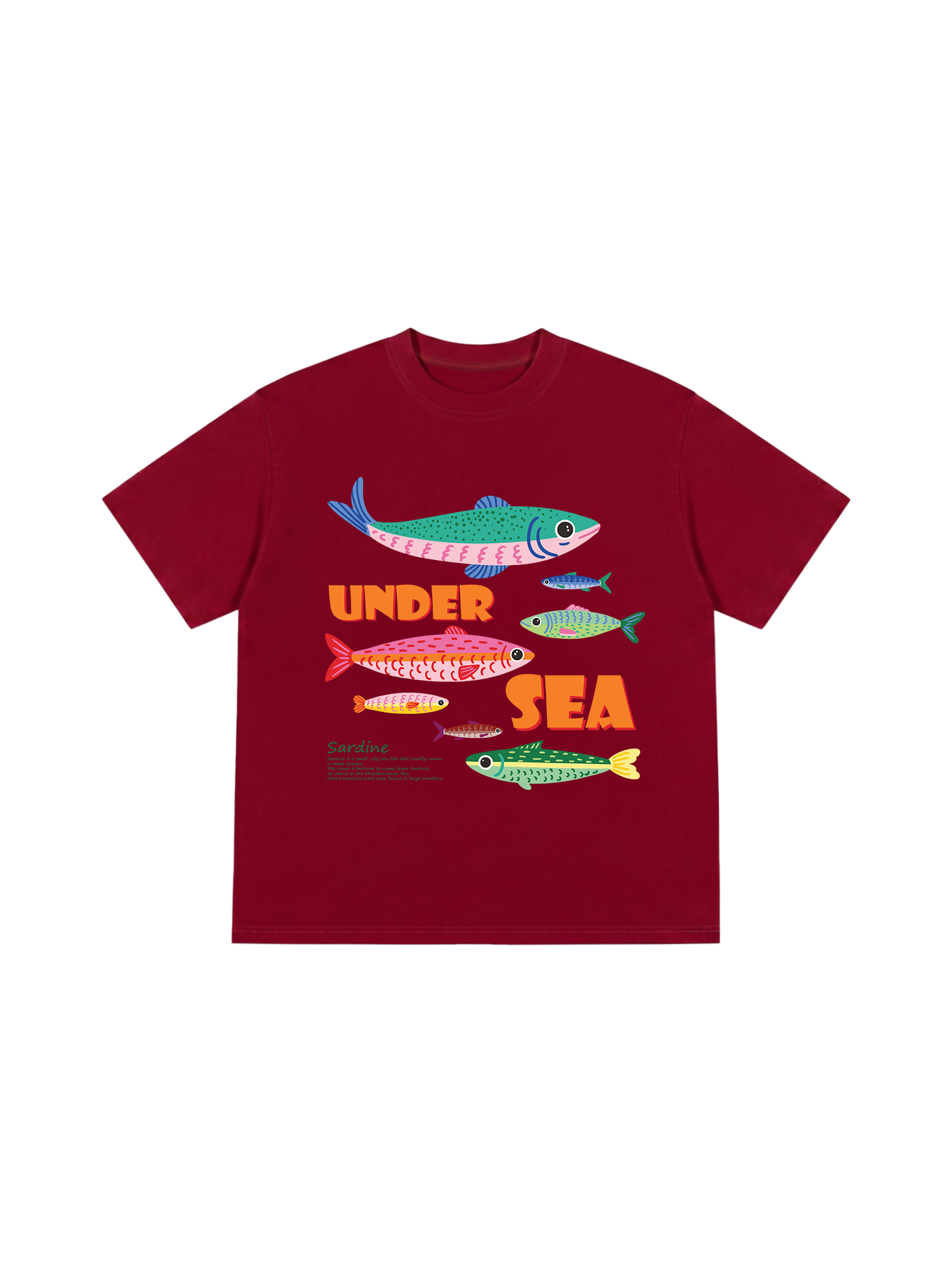 Áo Thun Relaxed Fit Tshirt Tropical Sardine