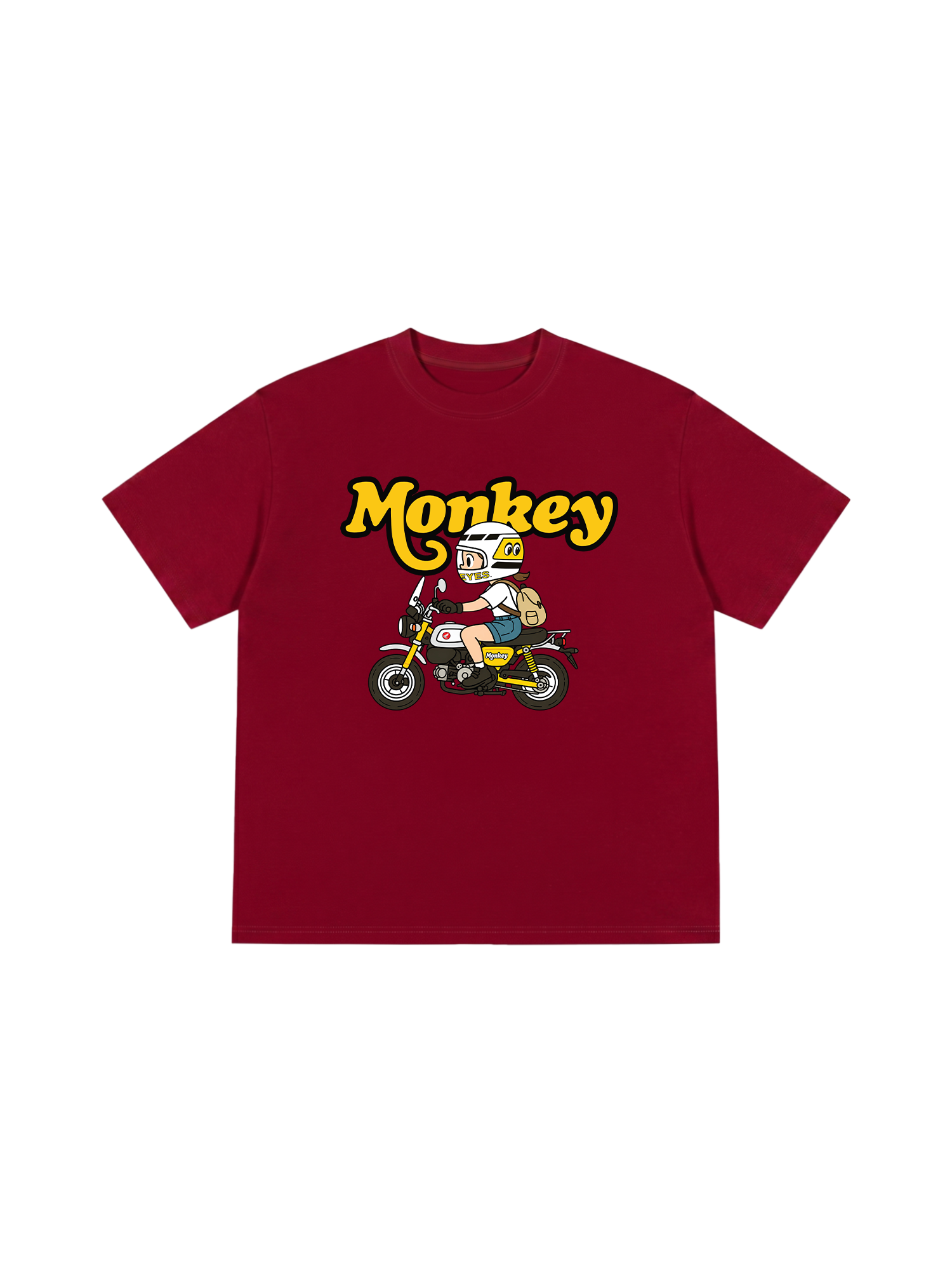 Áo Thun Relaxed Fit Motobike Monkey