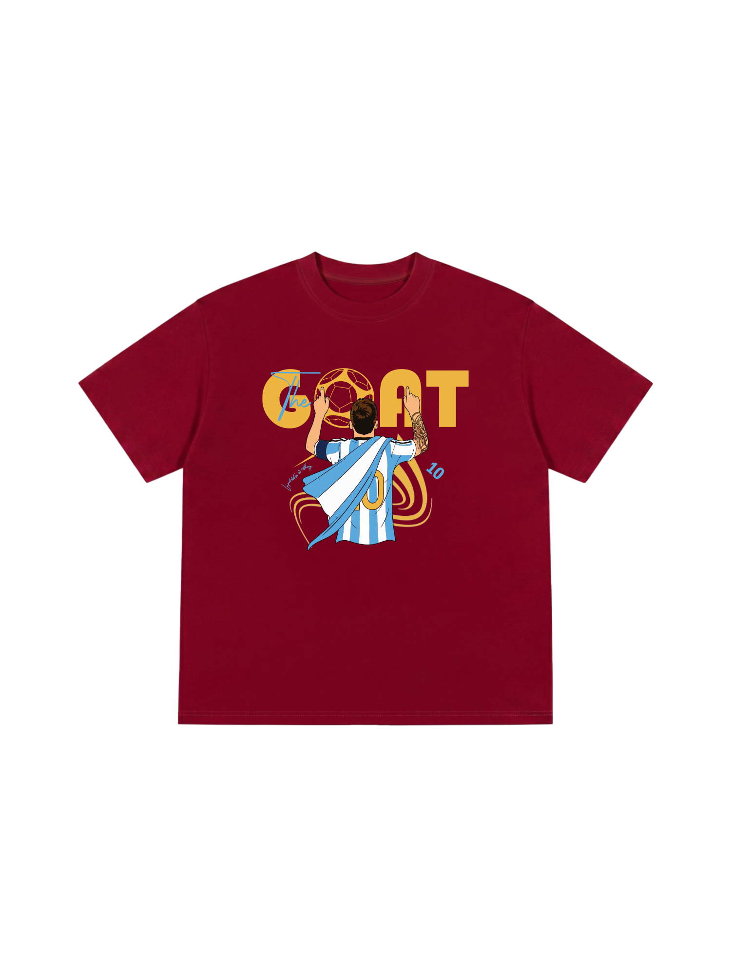 Áo Thun Relaxed Fit The Goat M10 Impossible Is Nothing