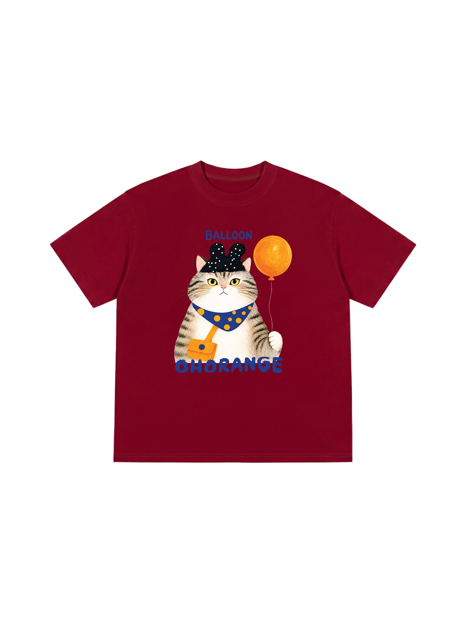Áo Thun Relaxed Fit Soft Paw Meaw With Balloon