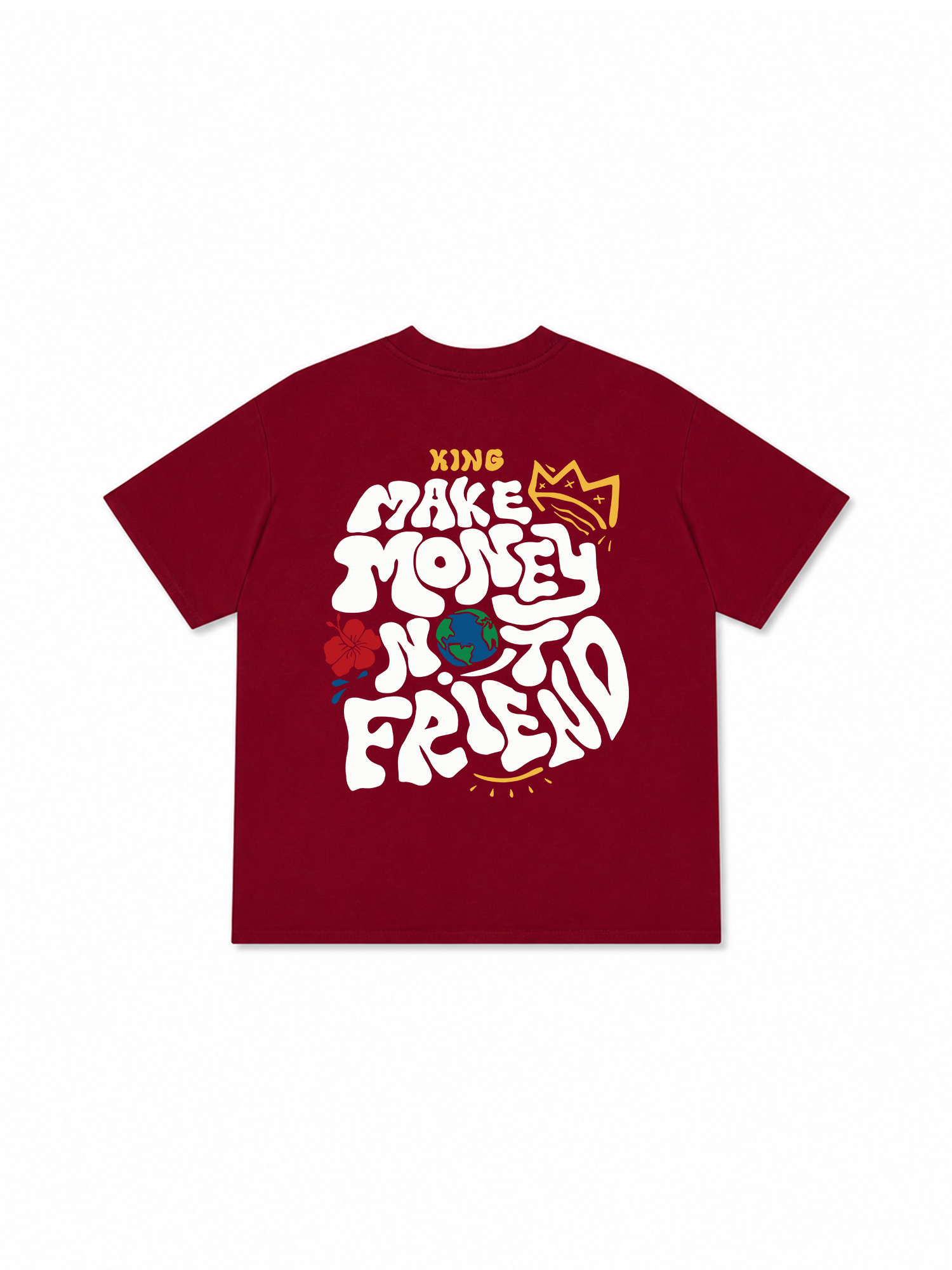 Áo Thun Relaxed Fit Money King Make Not Friend